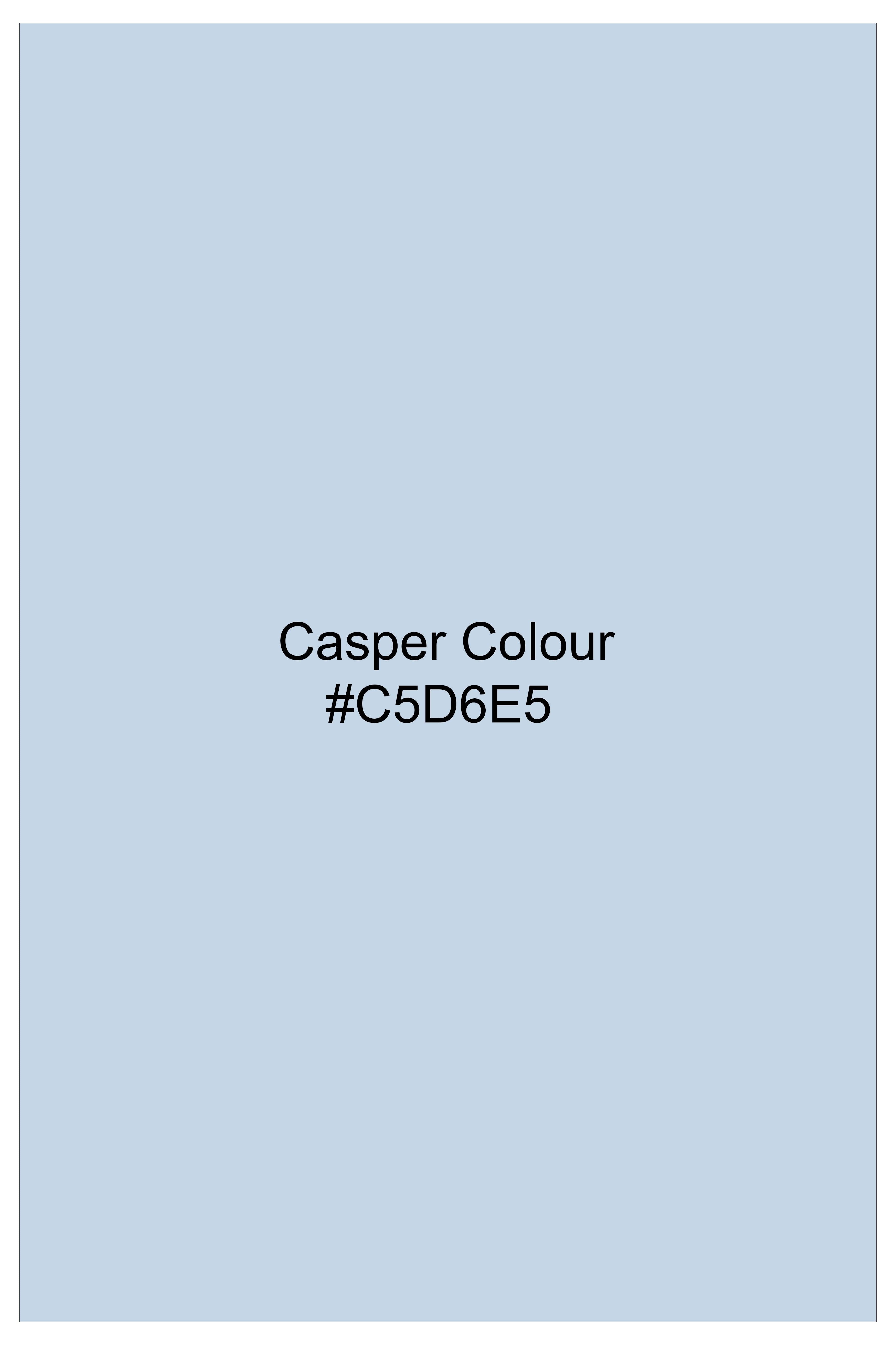 Ocean-Casper Blue Luxurious Linen Button Down Dress Shirt