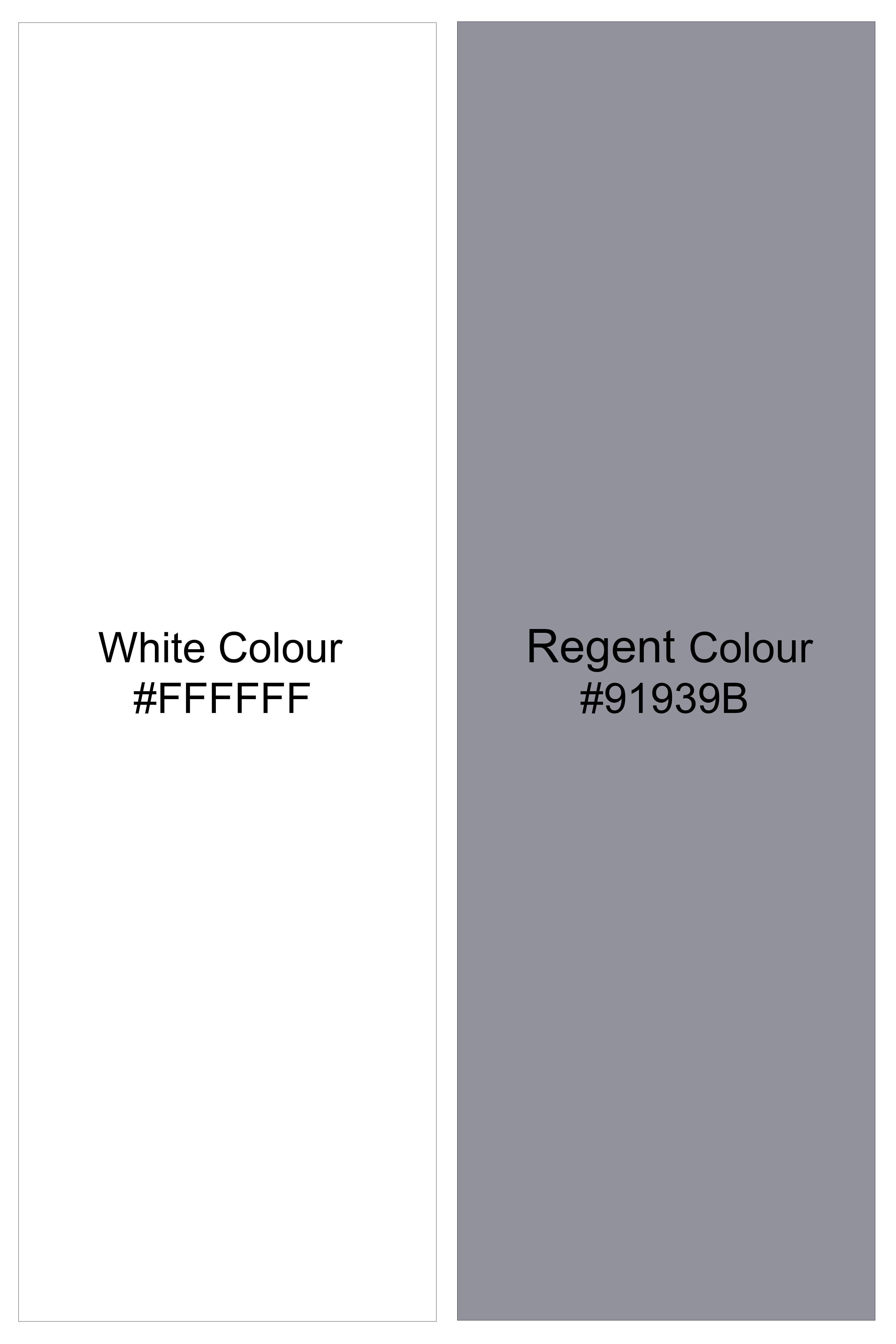 Crestvire-Regent Gray And Bright White Buffalo Plaid Super Soft Flannel Premium Cotton Casual Shirt