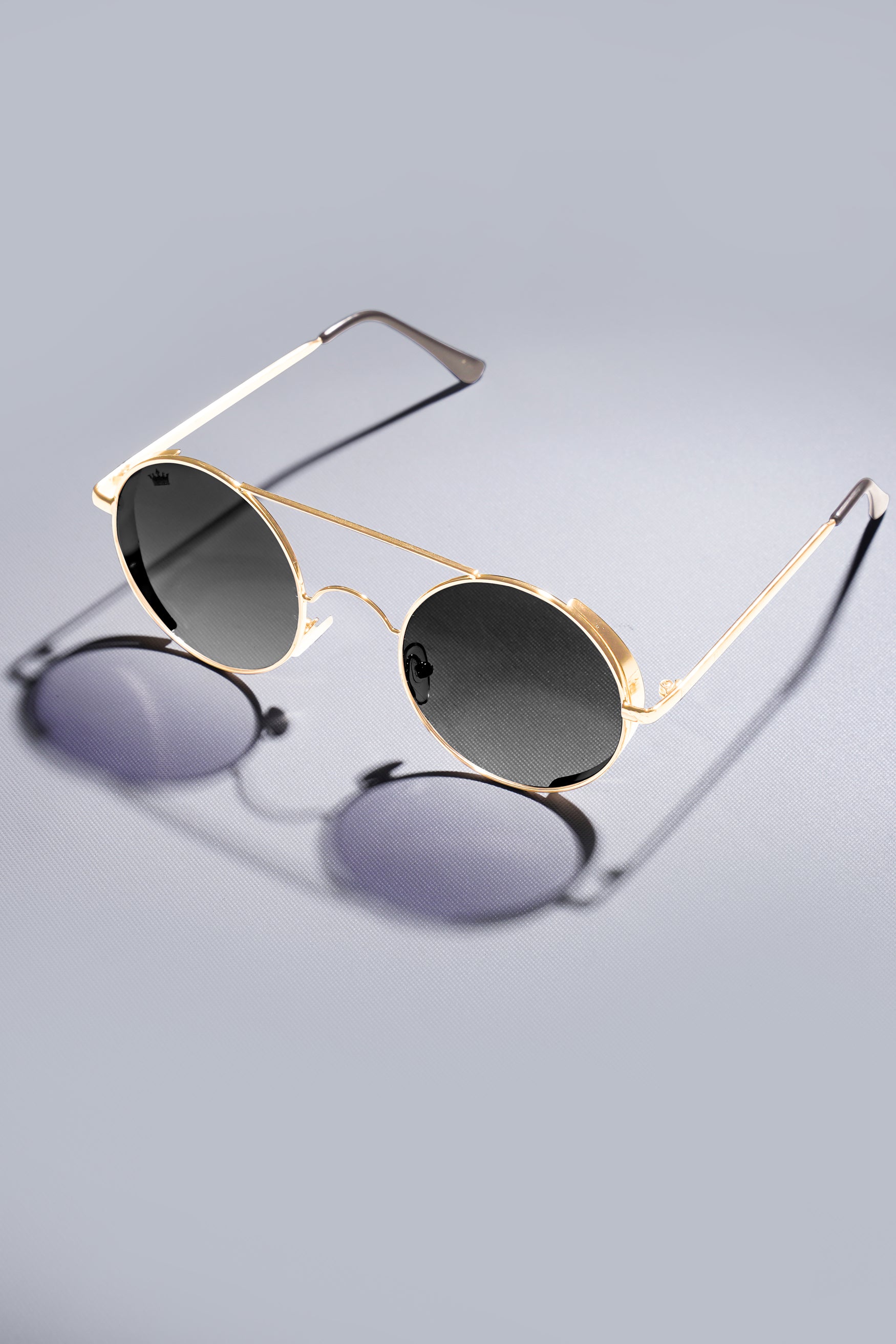 Round Sunglasses - Gold-colored/brown - Men | H&M US