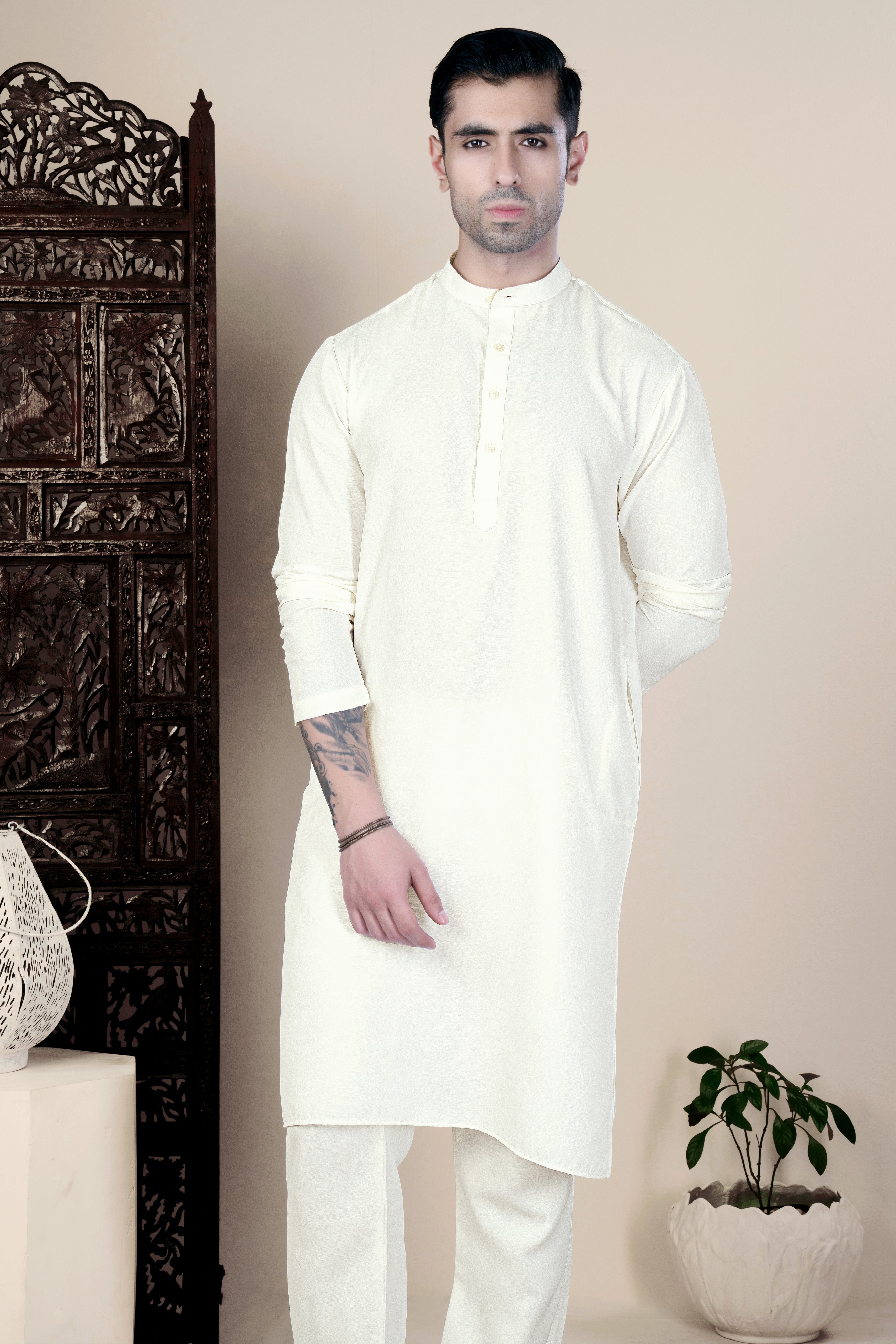 Bright White Pajama F-9304