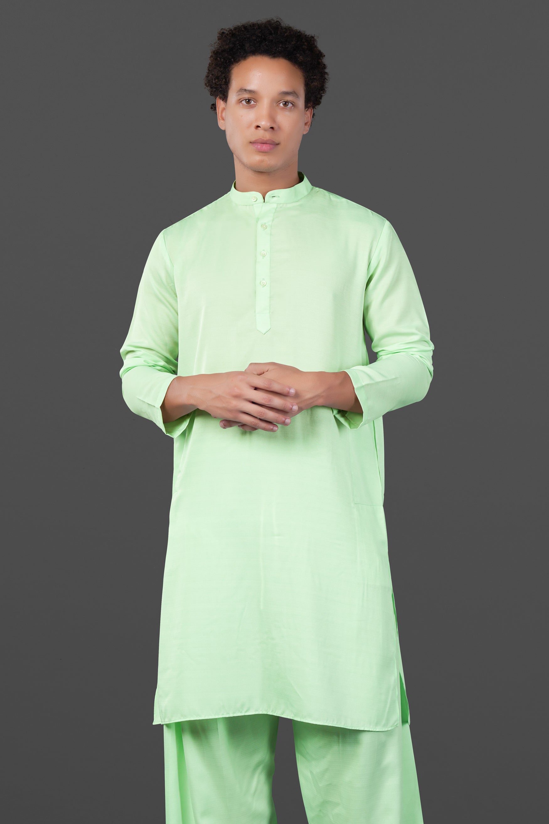 Merino Cream with Alpine Brown Multicolour Sequin Embroidered Indo-Western Sherwani