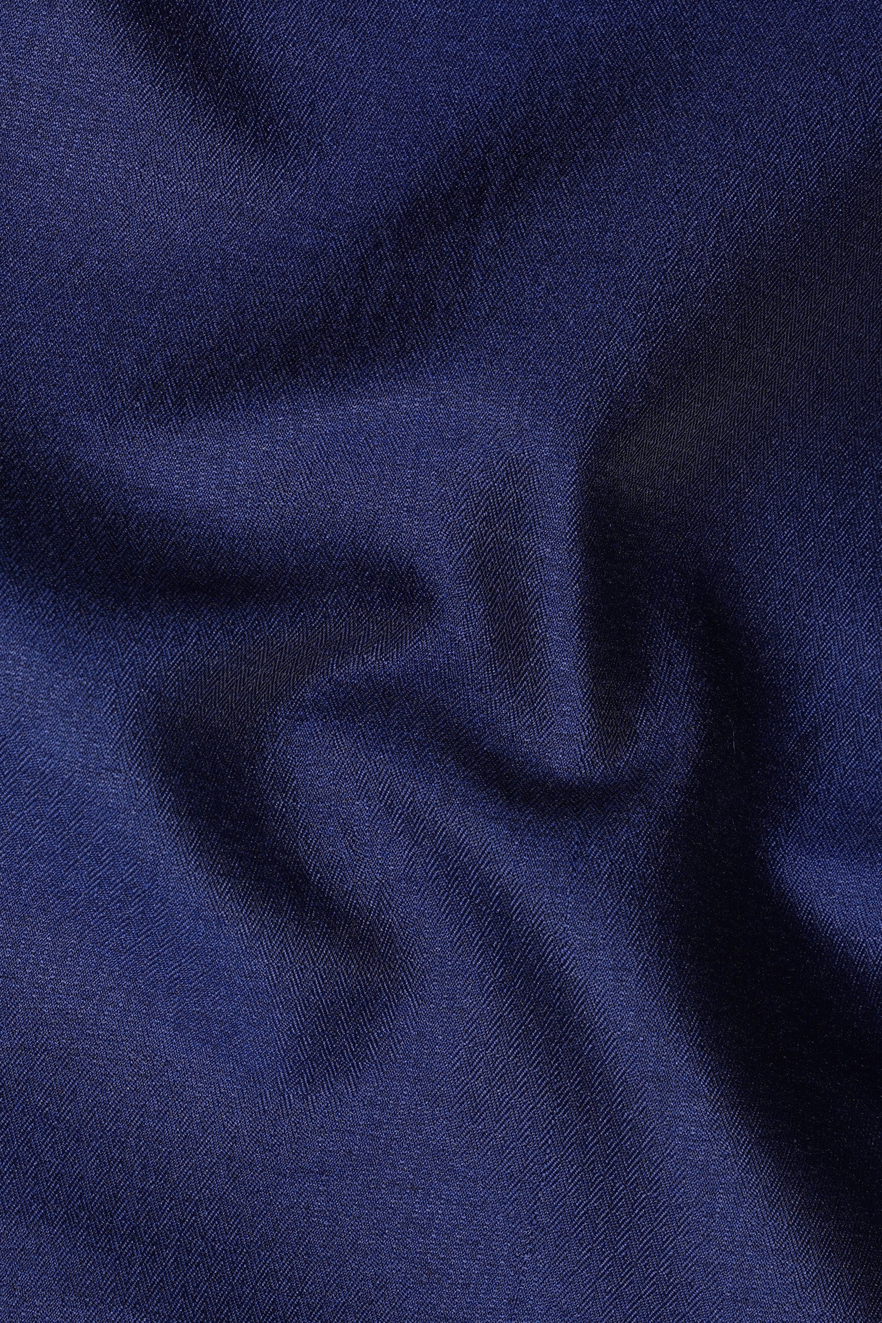 Haiti and Rhino Blue Geometric Thread and Sequin Embroidered Indo-Western