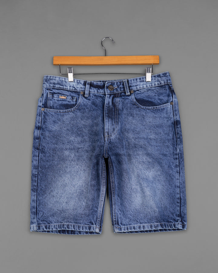 Lee Men Black Solid Shorts