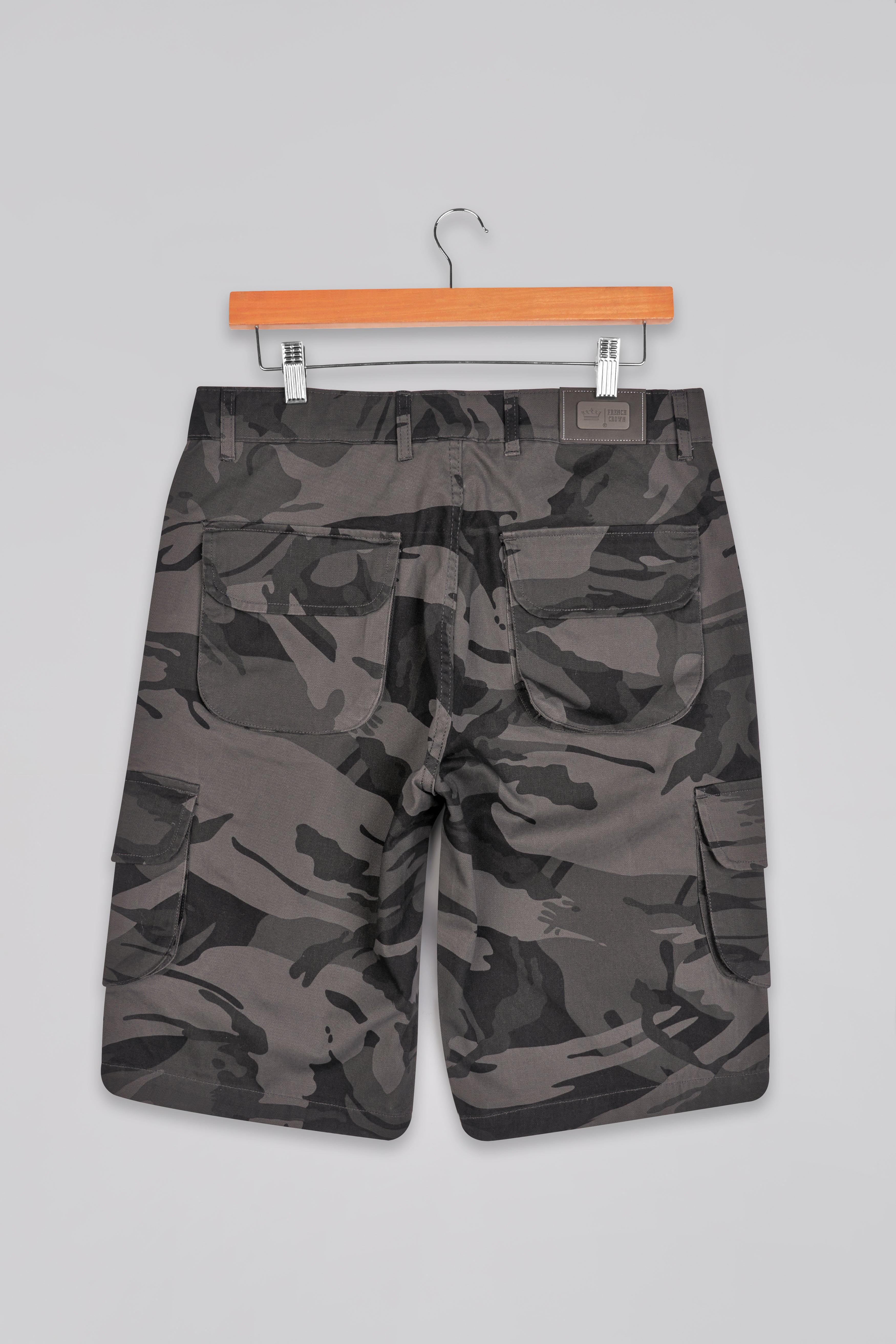 Scorpion Brown with Fuscous Green Camouflage Cargo Shorts SR278-28, SR278-30, SR278-32, SR278-34, SR278-36, SR278-38, SR278-40, SR278-42, SR278-44