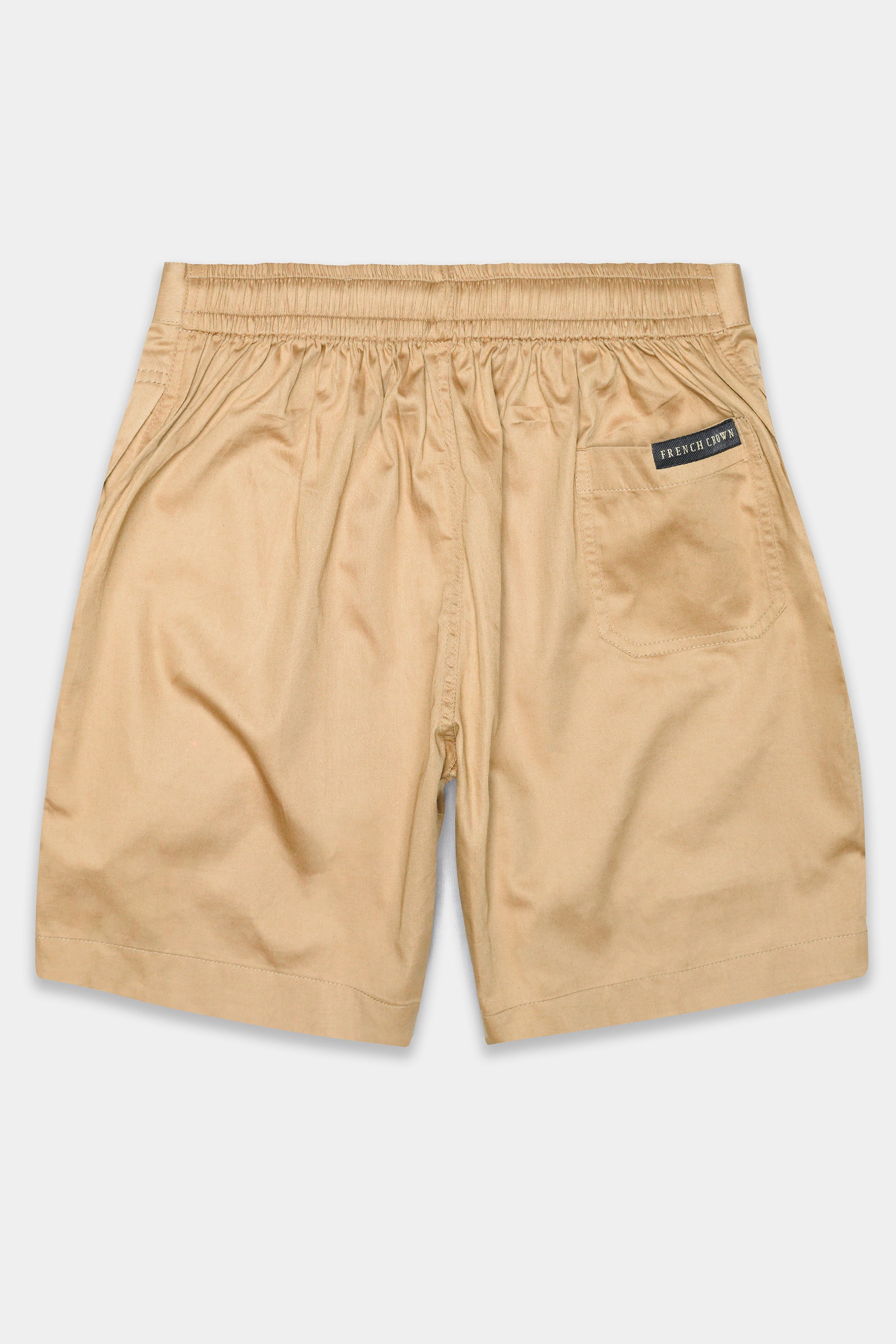 Pavlova Brown Subtle Sheen Super Soft Premium Cotton Shorts