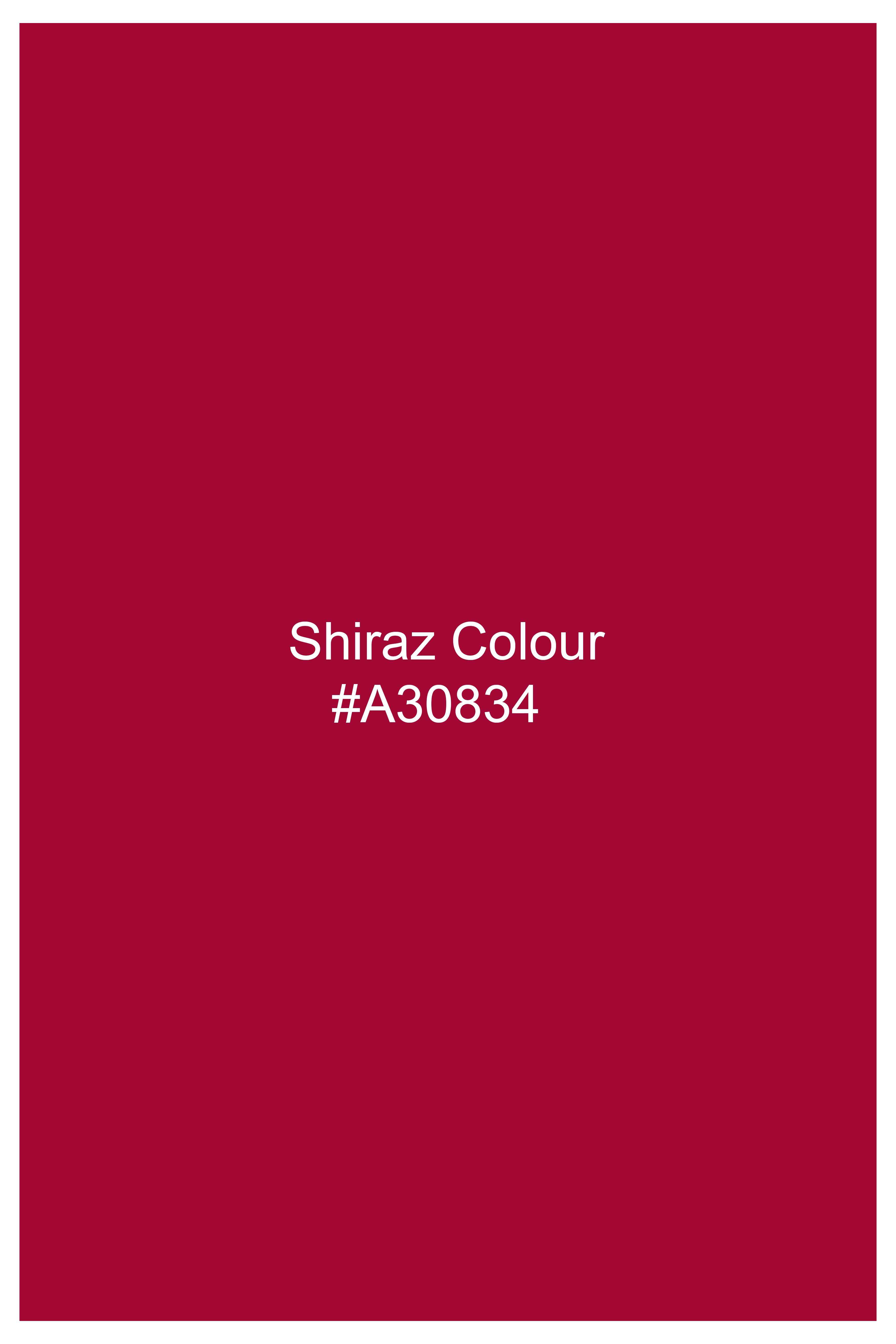 Shiraz Red Subtle Sheen Super Soft Premium Cotton Shorts