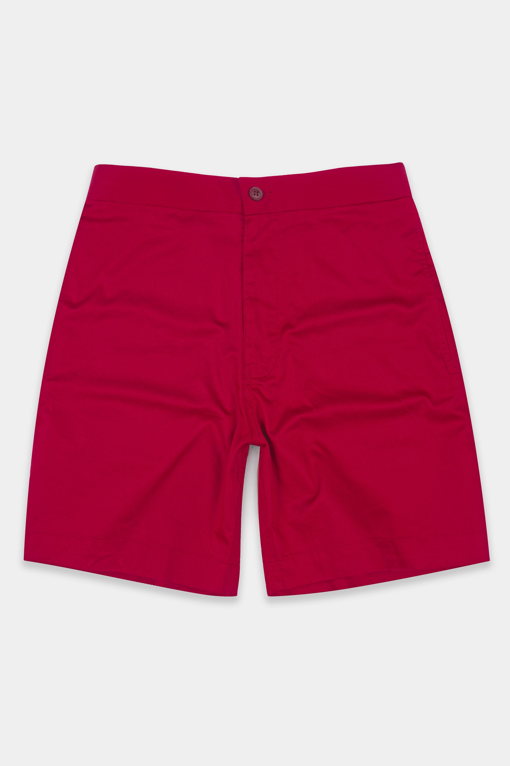 Shiraz Red Subtle Sheen Super Soft Premium Cotton Shorts