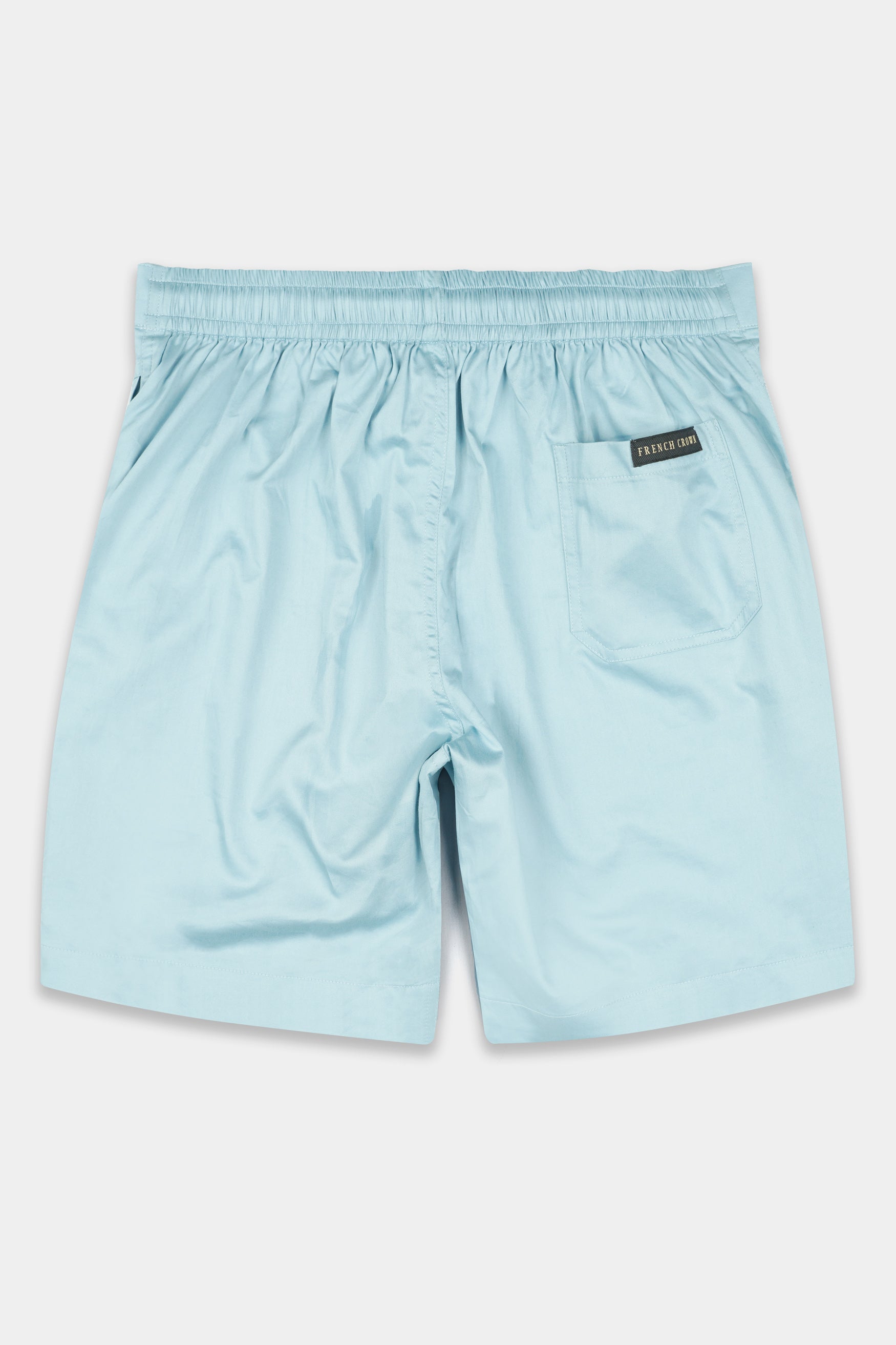 Ziggurat Blue Subtle Sheen Super Soft Premium Cotton Shorts SR306-28,  SR306-30,  SR306-32,  SR306-34,  SR306-36,  SR306-38,  SR306-40,  SR306-42,  SR306-44