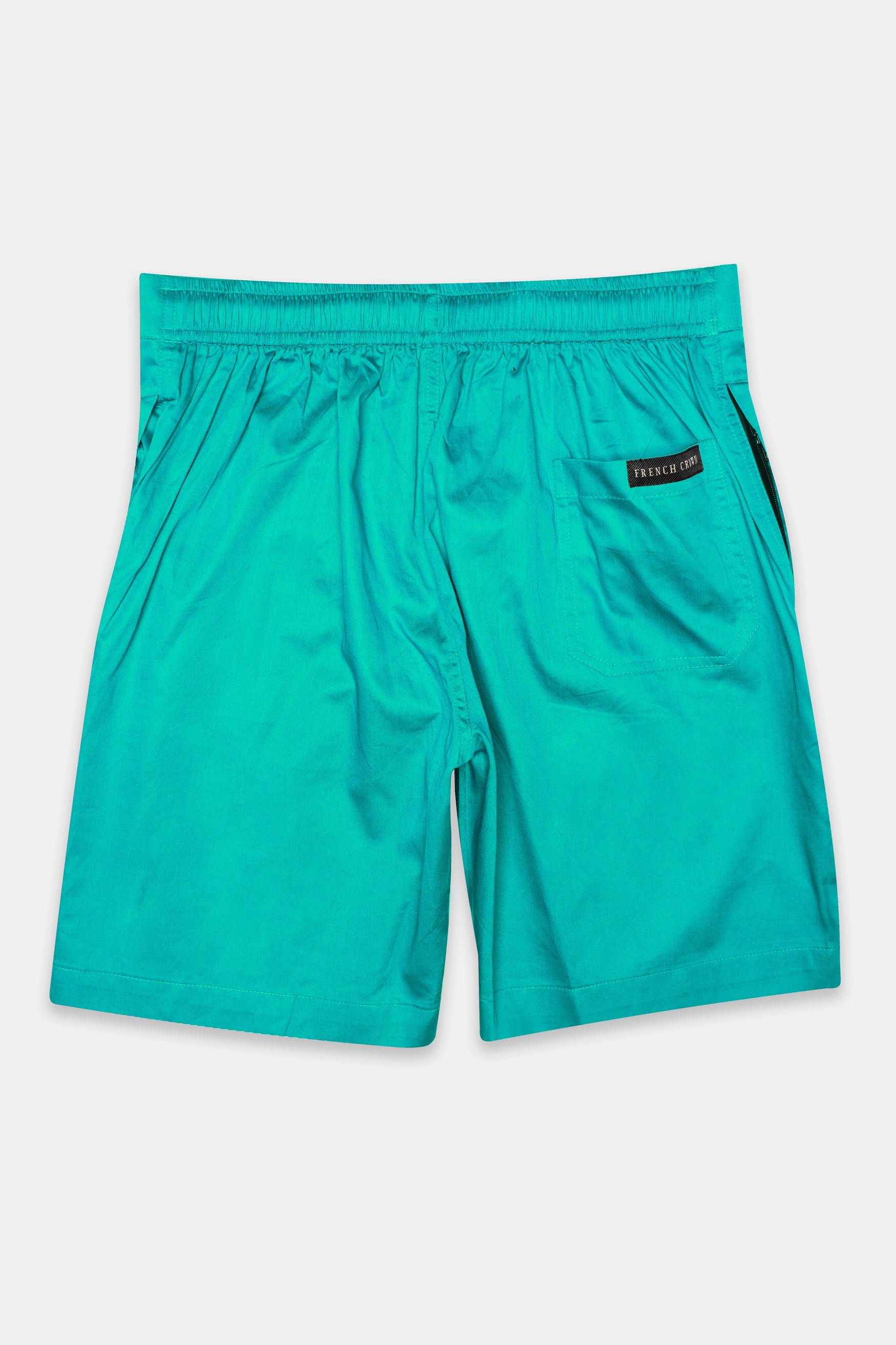 Persian Green Subtle Sheen Super Soft Premium Cotton Shorts SR322-28,  SR322-30,  SR322-32,  SR322-34,  SR322-36,  SR322-38,  SR322-40,  SR322-42,  SR322-44