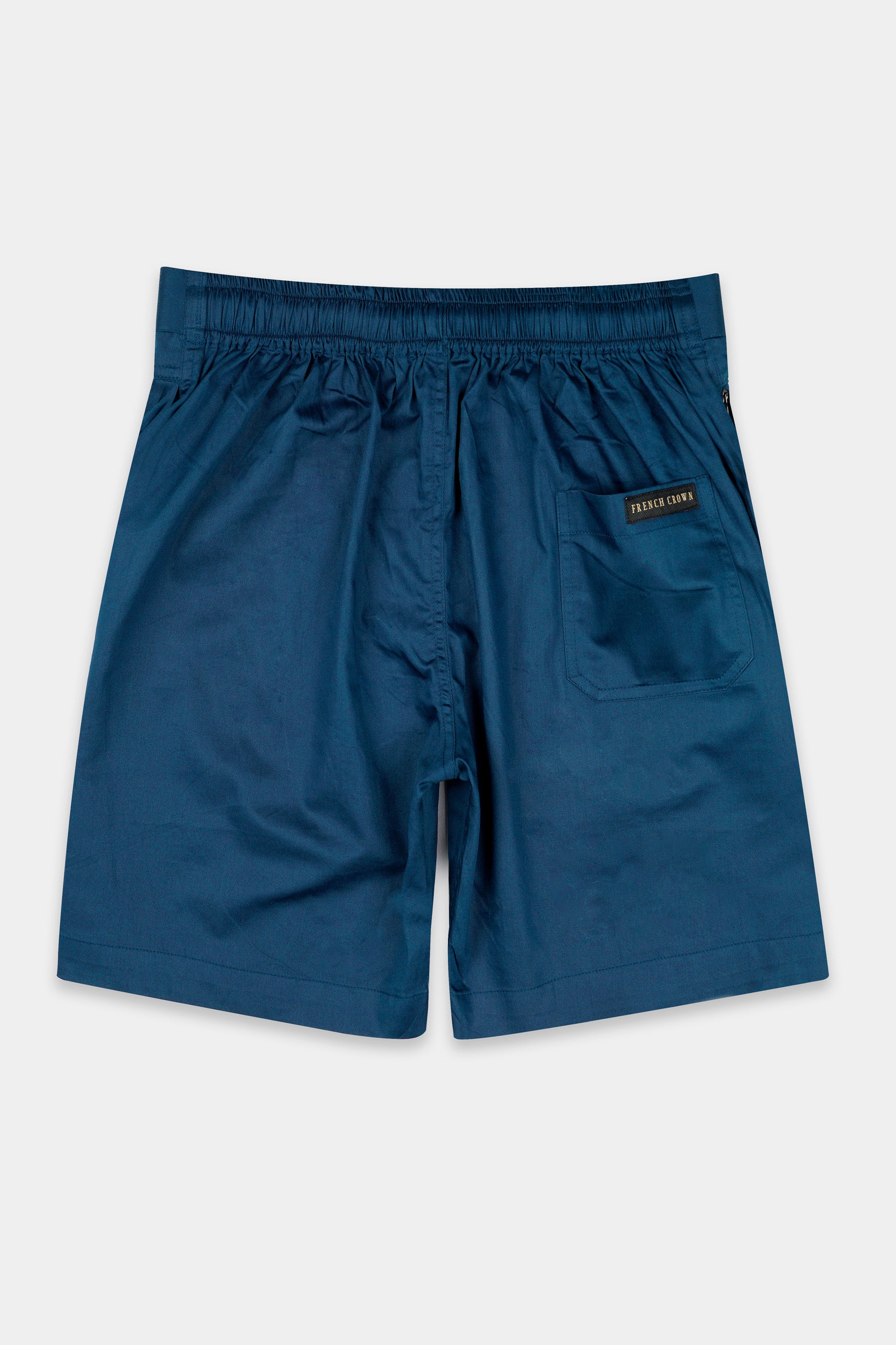 Yale Blue Subtle Sheen Super Soft Premium Cotton Shorts SR324-28,  SR324-30,  SR324-32,  SR324-34,  SR324-36,  SR324-38,  SR324-40,  SR324-42,  SR324-44