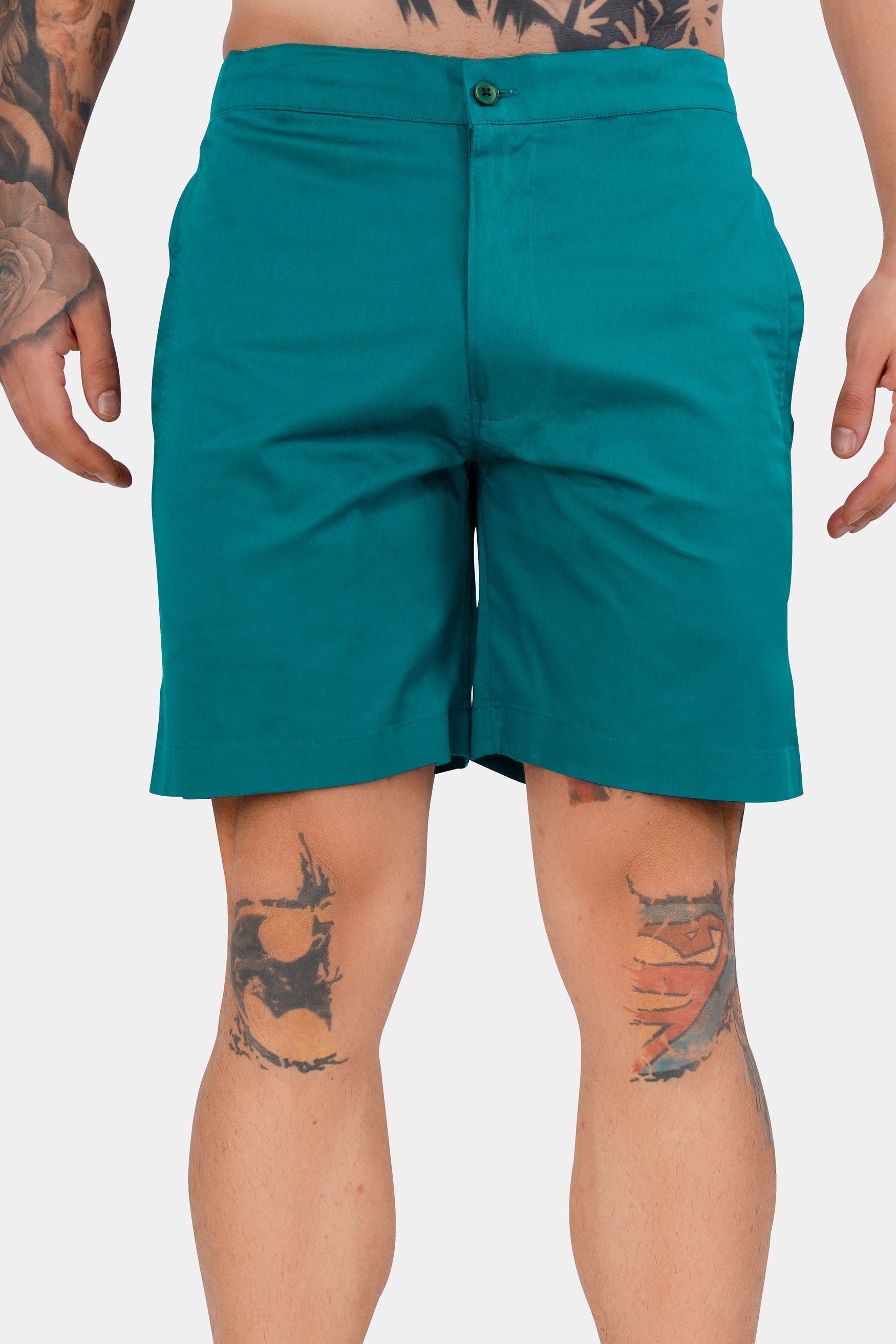 Surfie Green Subtle Sheen Super Soft Premium Cotton Shorts SR327-28,  SR327-30,  SR327-32,  SR327-34,  SR327-36,  SR327-38,  SR327-40,  SR327-42,  SR327-44