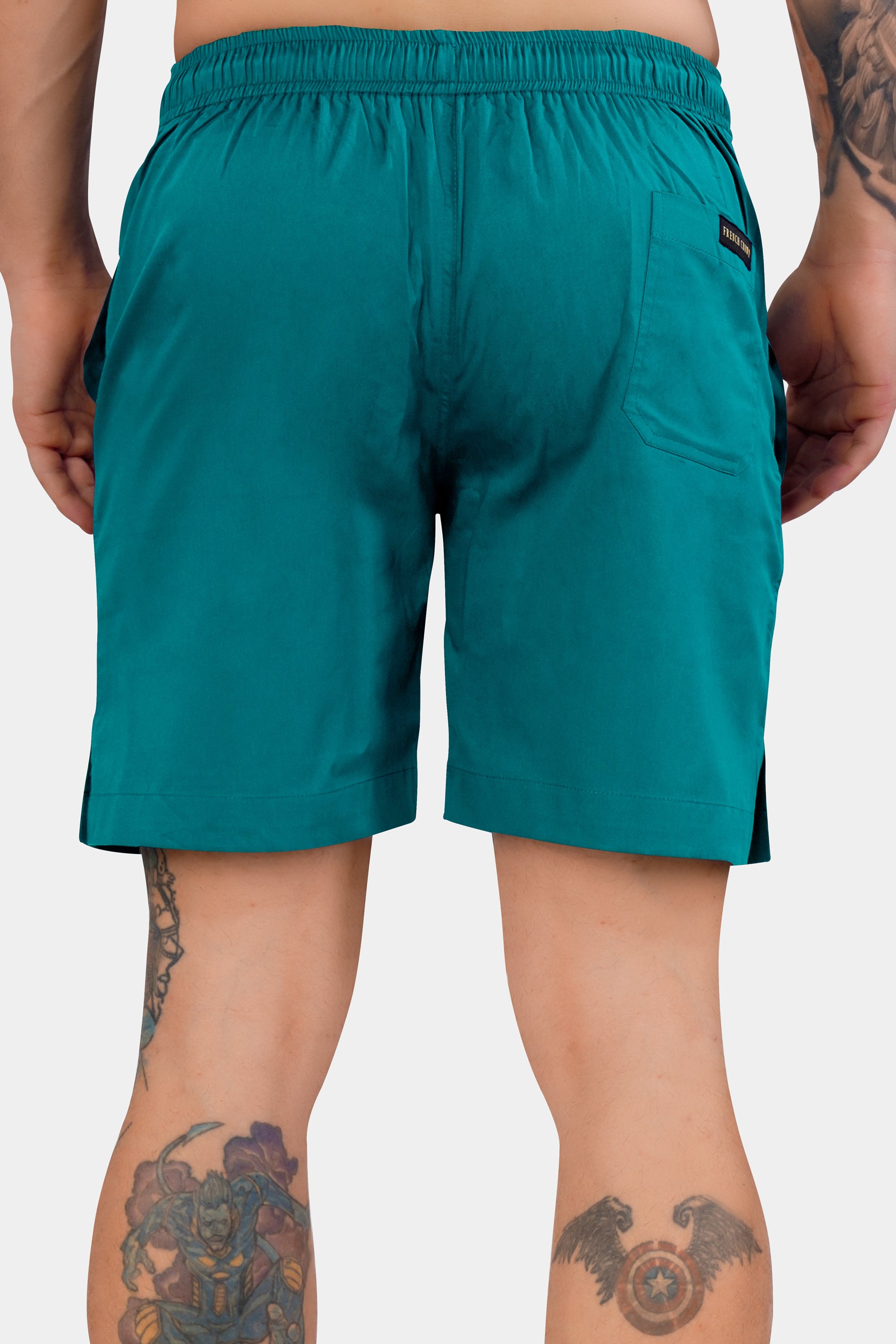 Surfie Green Subtle Sheen Super Soft Premium Cotton Shorts SR327-28,  SR327-30,  SR327-32,  SR327-34,  SR327-36,  SR327-38,  SR327-40,  SR327-42,  SR327-44