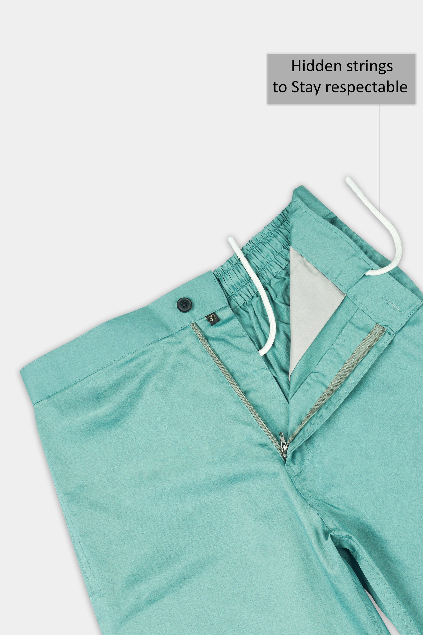 Nymph Green Subtle Sheen Super Soft Premium Cotton Shorts SR330-28,  SR330-30,  SR330-32,  SR330-34,  SR330-36,  SR330-38,  SR330-40,  SR330-42,  SR330-44