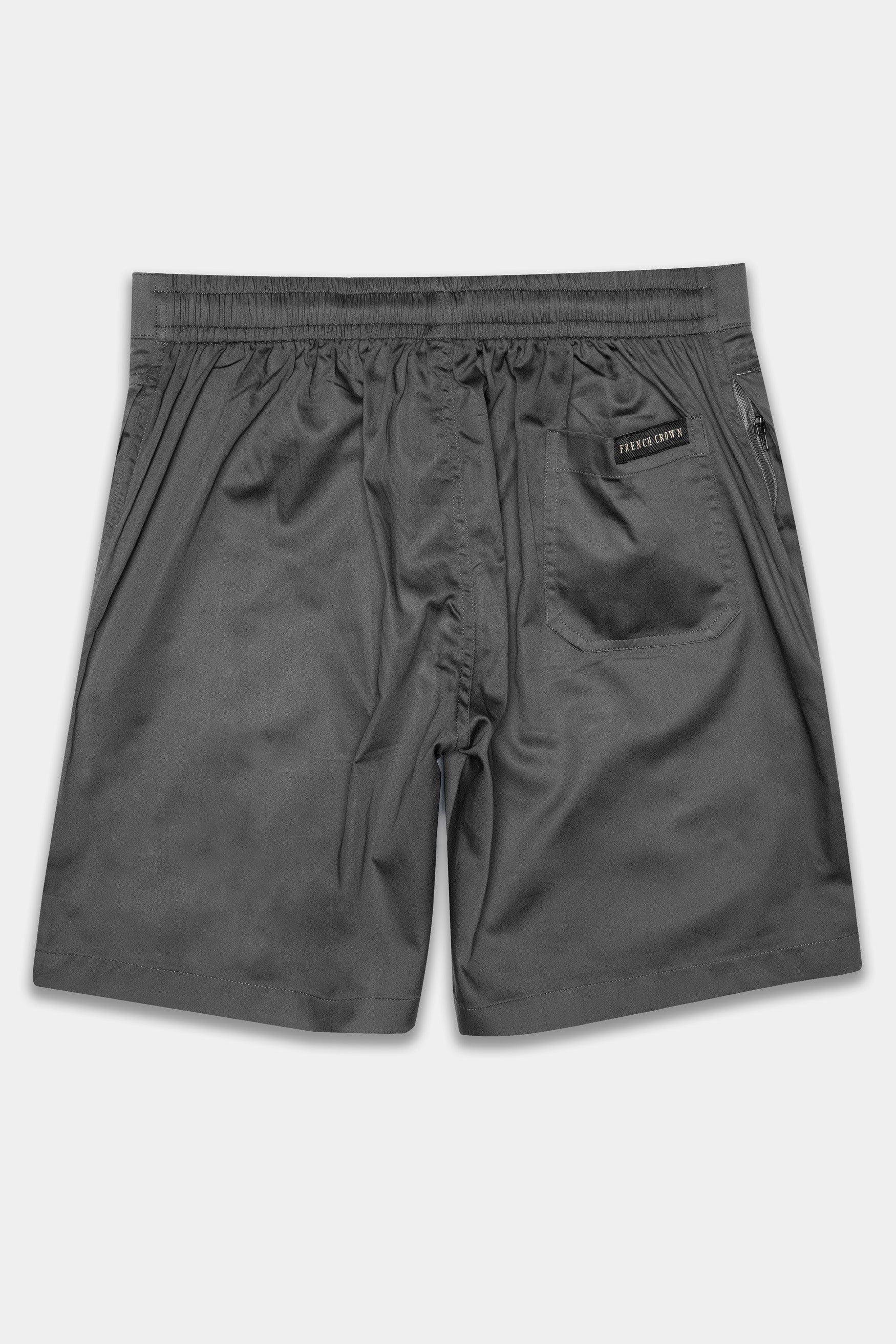 Tundora Gray Subtle Sheen Super Soft Premium Cotton Shorts SR332-28,  SR332-30,  SR332-32,  SR332-34,  SR332-36,  SR332-38,  SR332-40,  SR332-42,  SR332-44