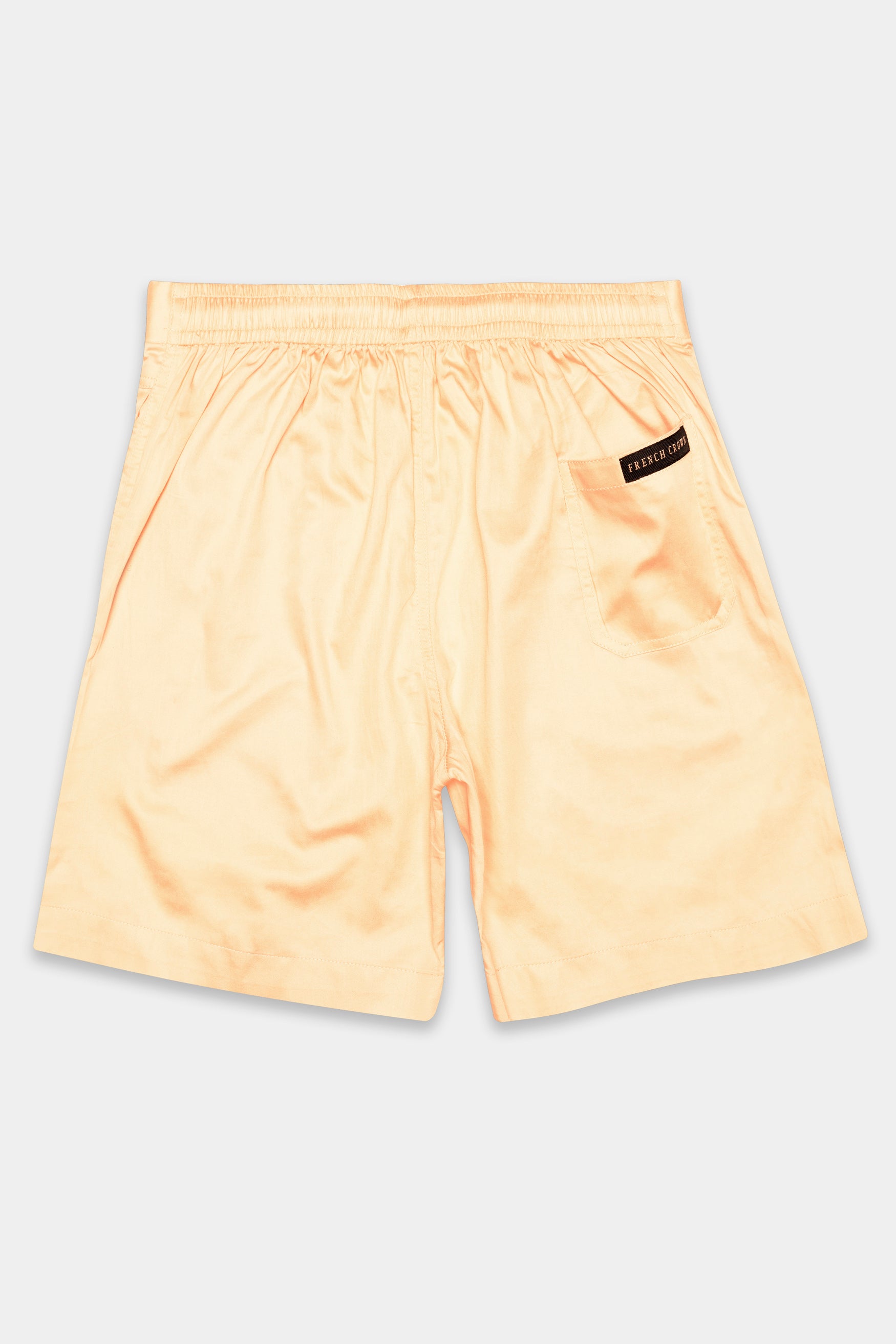 Blond Cream Subtle Sheen Super Soft Premium Cotton Shorts SR338-28,  SR338-30,  SR338-32,  SR338-34,  SR338-36,  SR338-38,  SR338-40,  SR338-42,  SR338-44