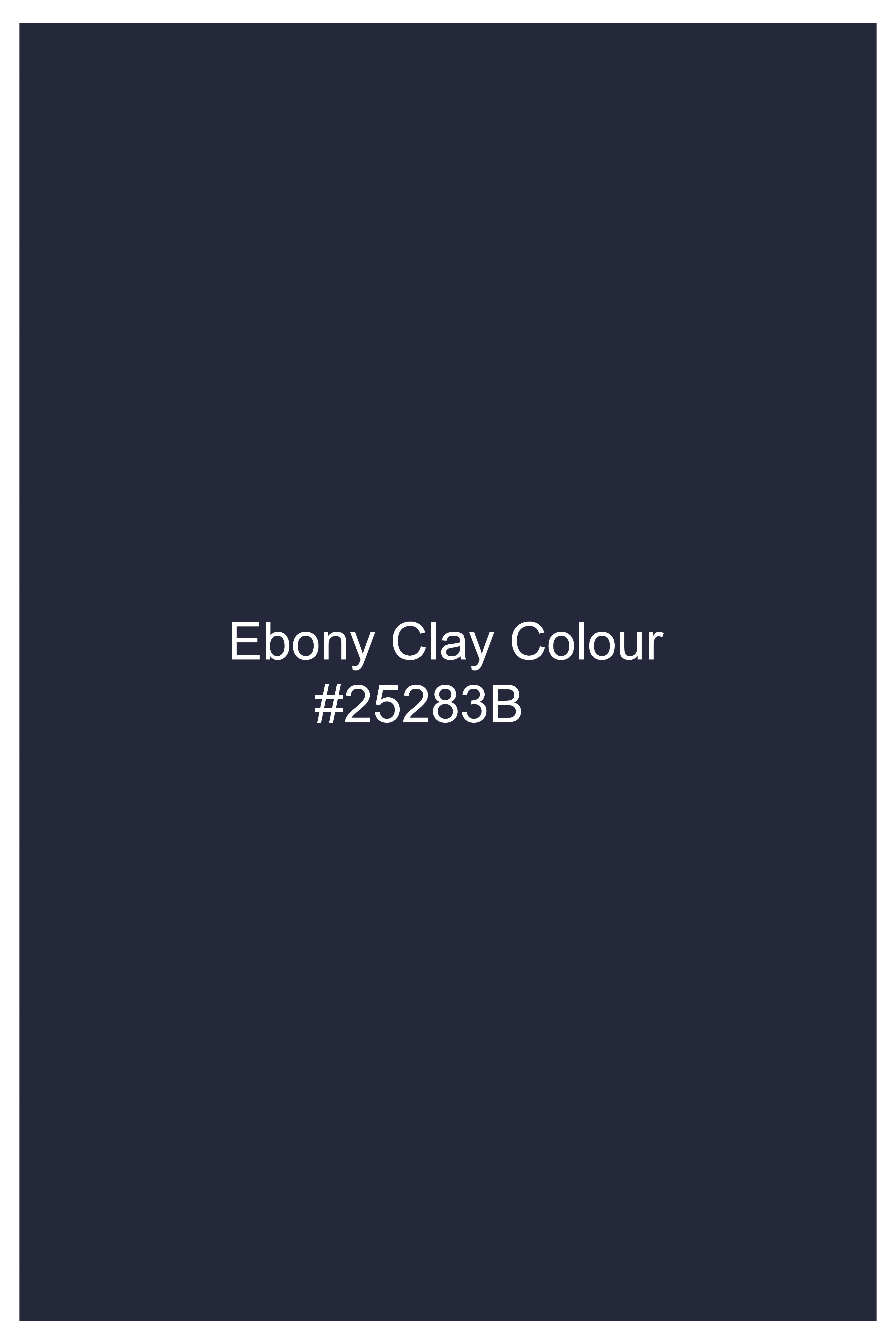 Ebony Clay Blue Seersuckers Giza Cotton Shorts SR362-28, SR362-30, SR362-32, SR362-34, SR362-36, SR362-38, SR362-40, SR362-42, SR362-44