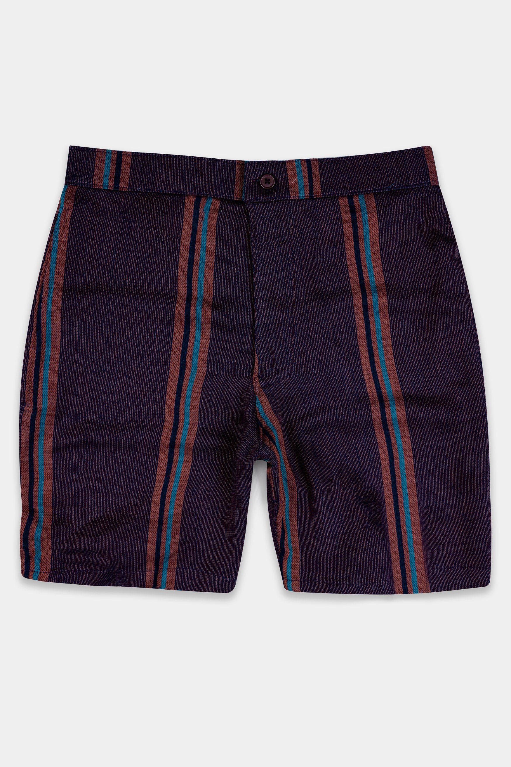 Textured Twill Shorts Navy - Calibre Menswear