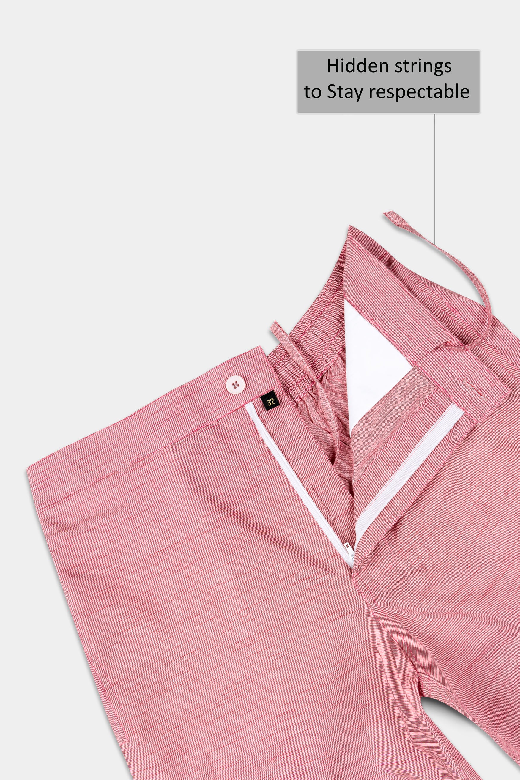 Ruddy Pink Chambray Shorts SR404-28, SR404-30, SR404-32, SR404-34, SR404-36, SR404-38, SR404-40, SR404-42, SR404-44