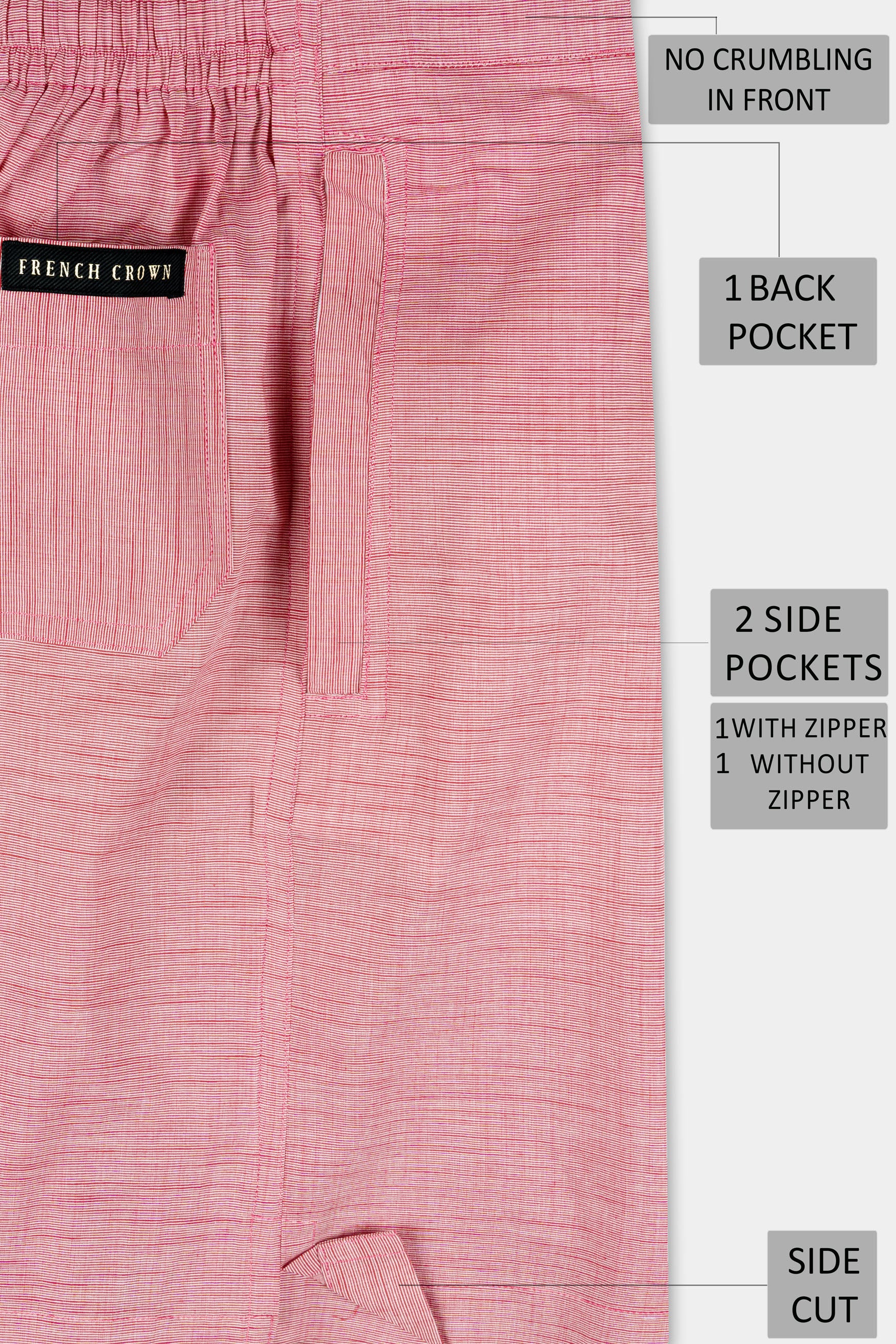 Ruddy Pink Chambray Shorts SR404-28, SR404-30, SR404-32, SR404-34, SR404-36, SR404-38, SR404-40, SR404-42, SR404-44