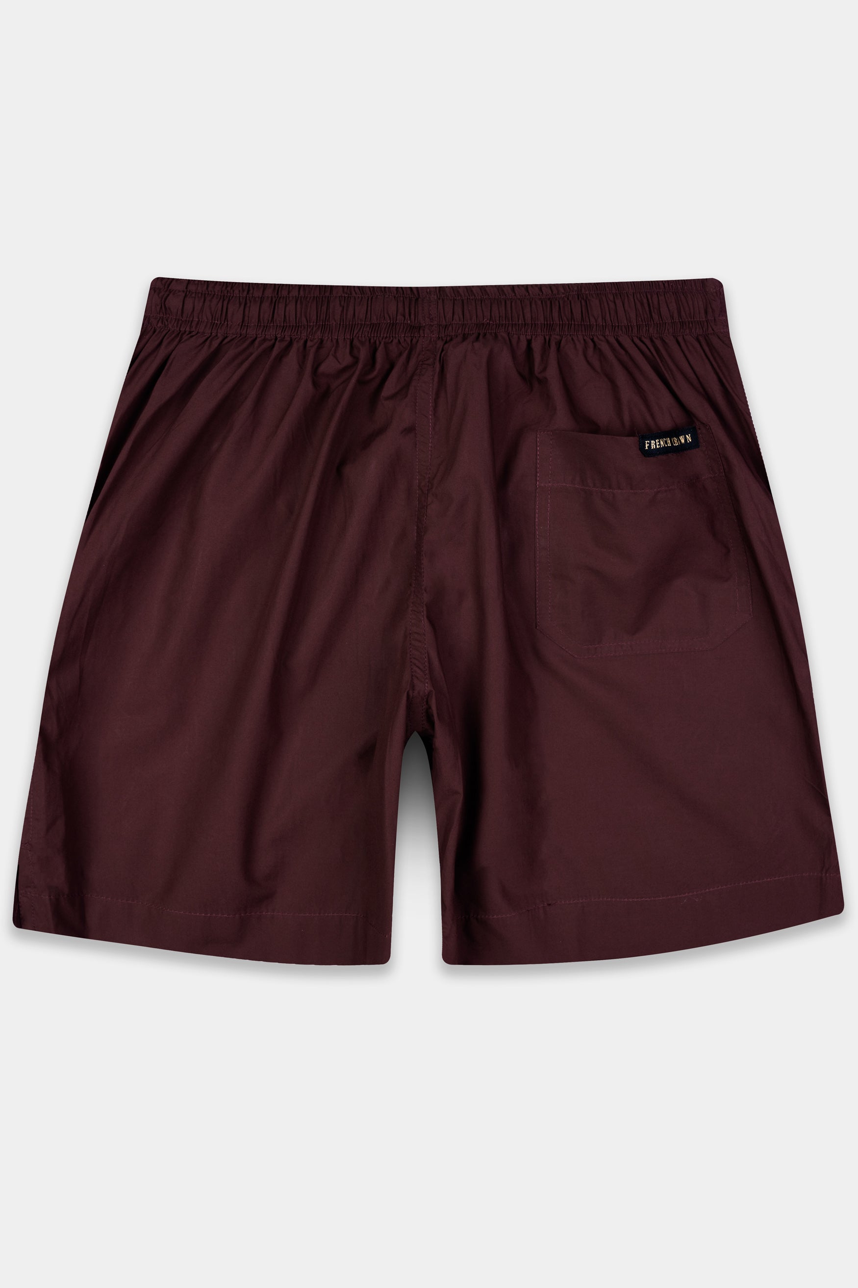 Dark Sienna maroon Premium Cotton Shorts