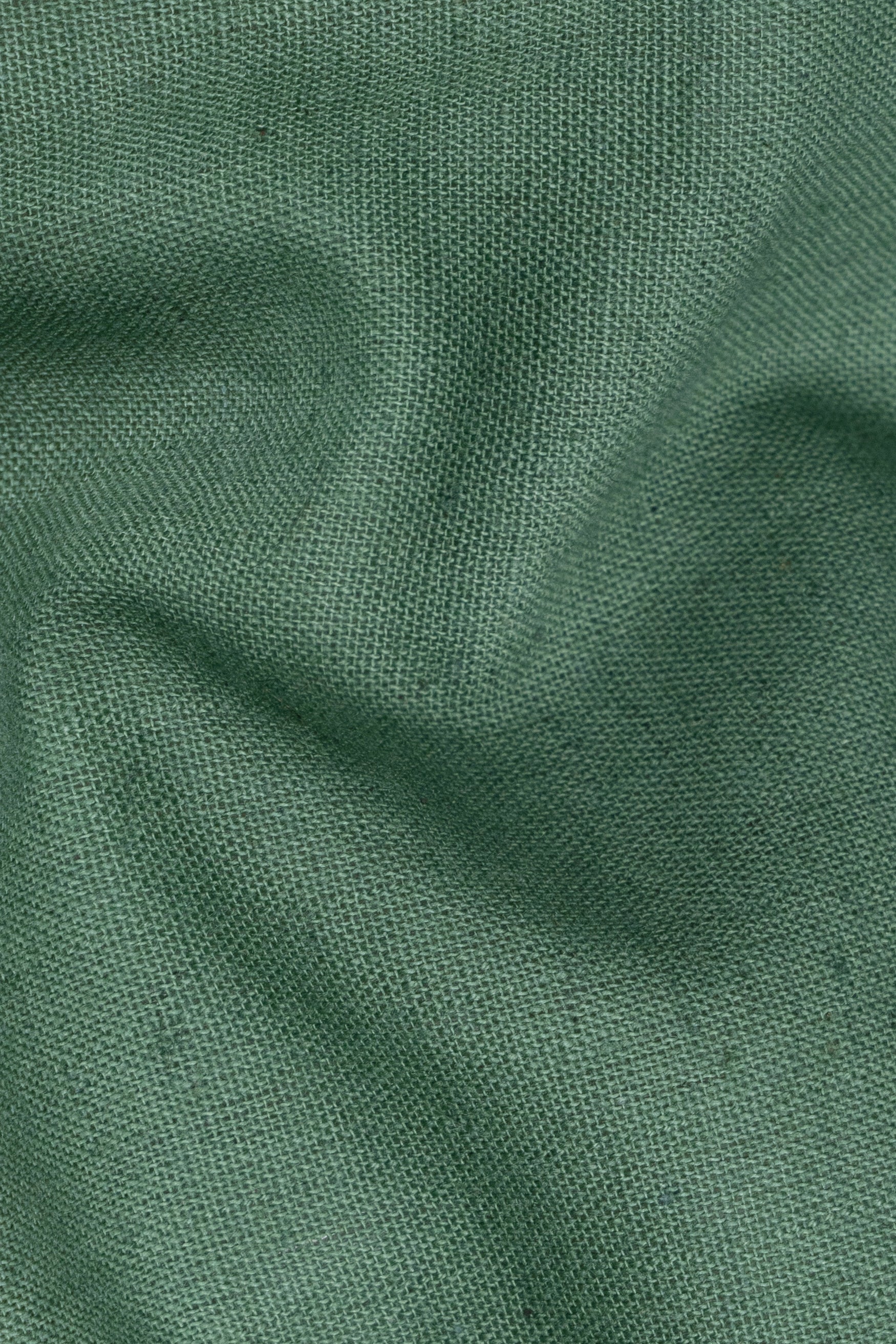 Tom Thumb Green Textured Luxurious Linen Shorts