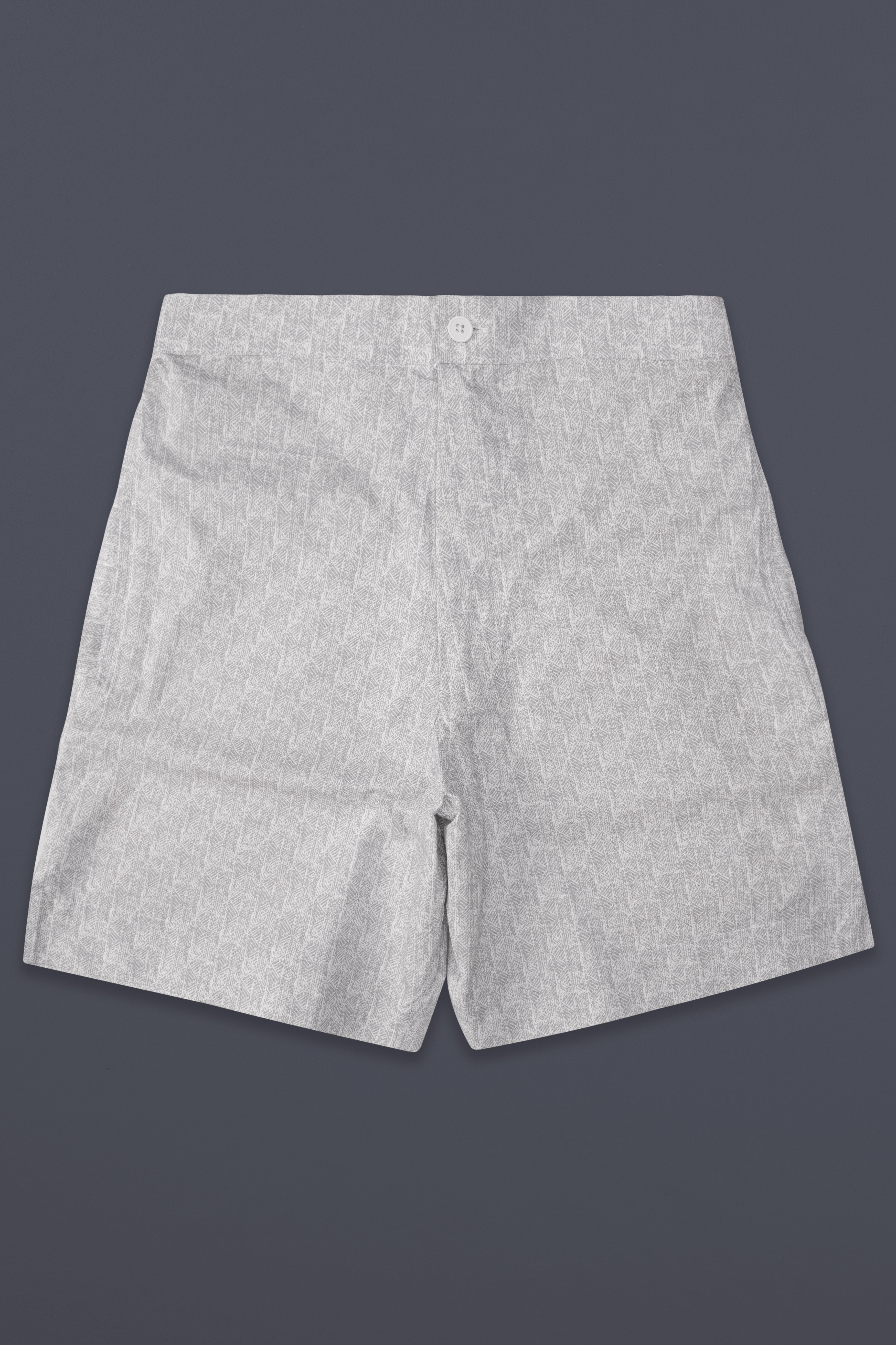 Crimson Red Floral Prints Premium Cotton Shorts For Men
