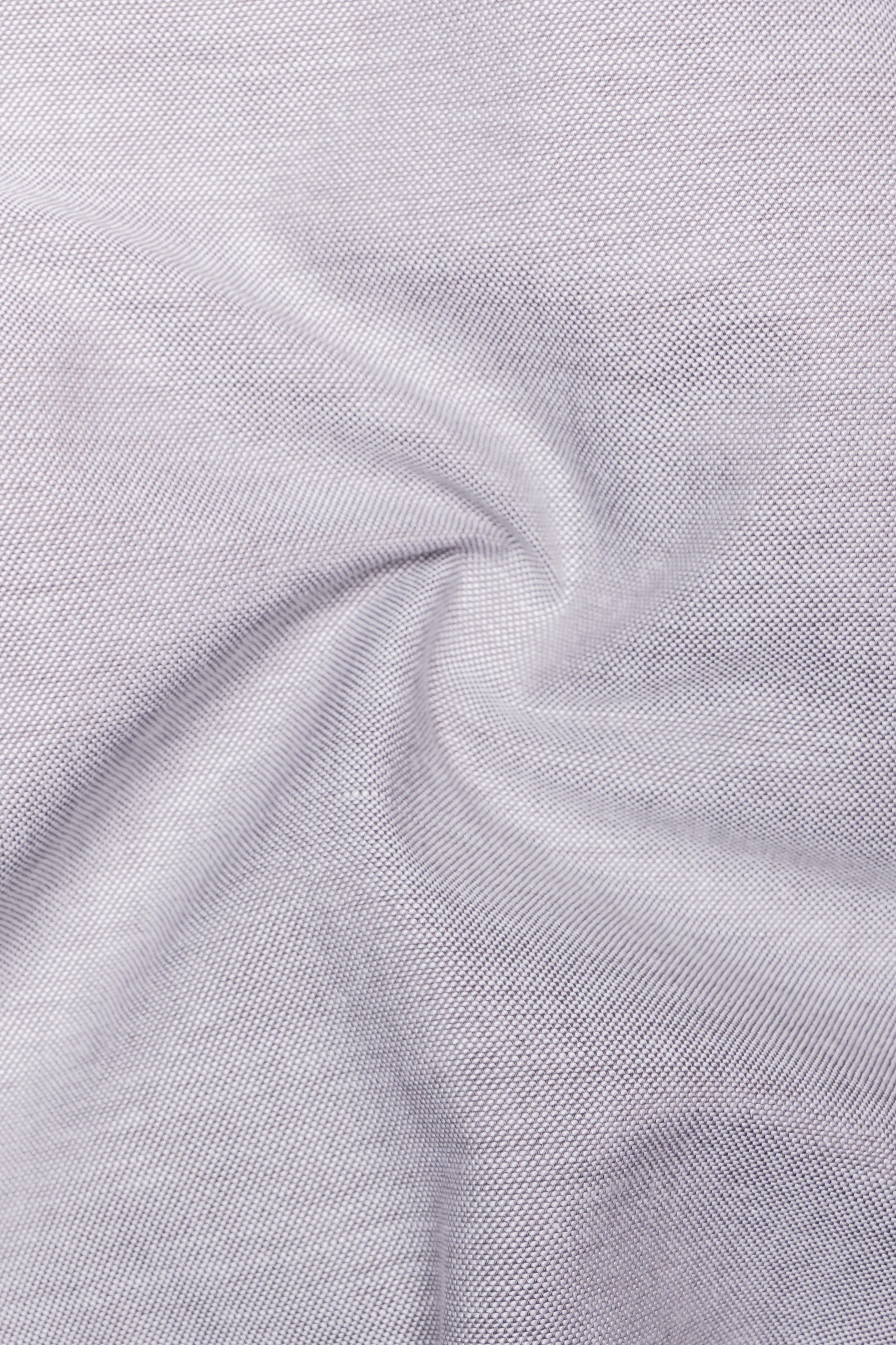 Shafton-London Hue Gray Solid Oxford Premium Cotton Shorts