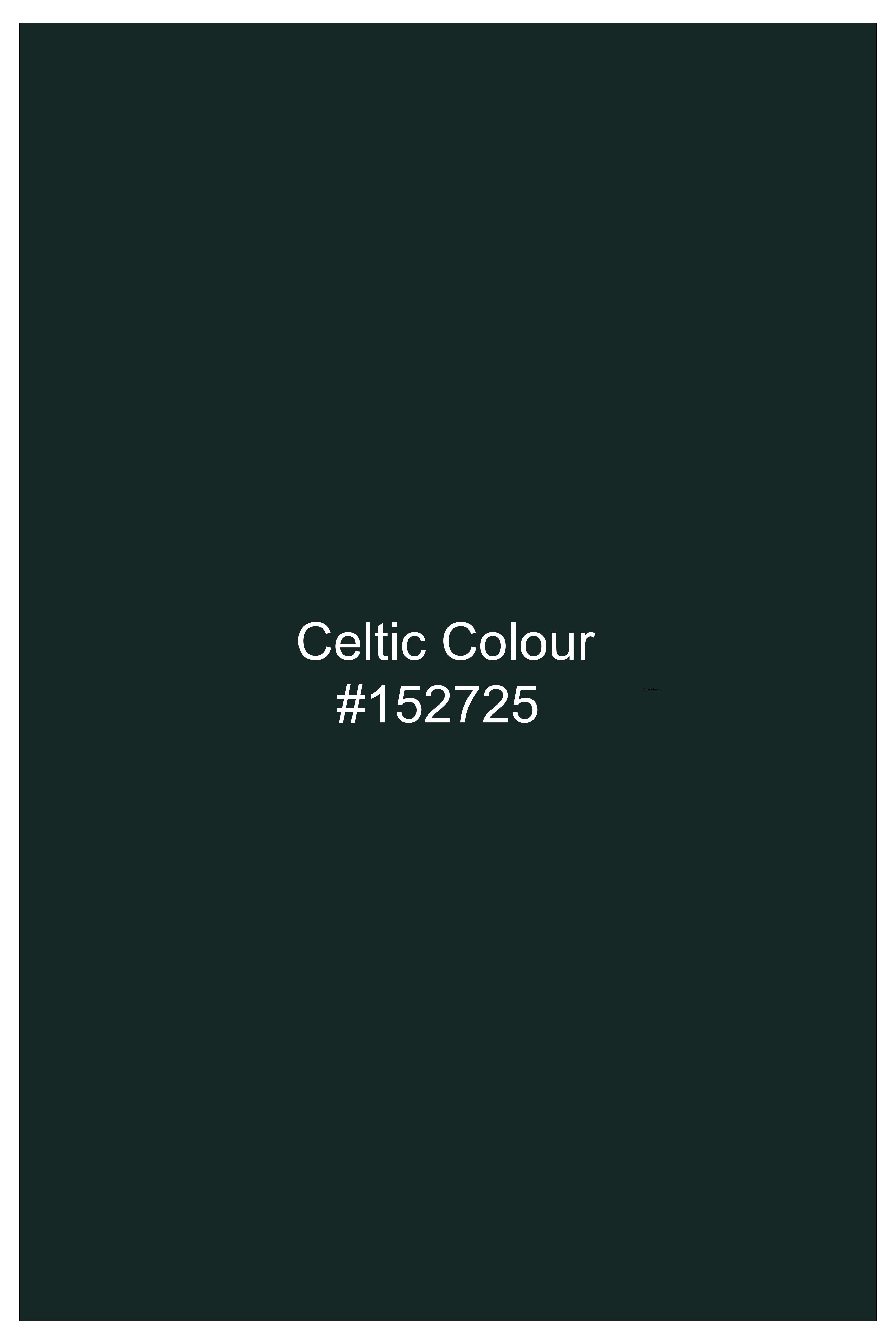 Lirien-Celtic Green Solid Premium Cotton Shorts