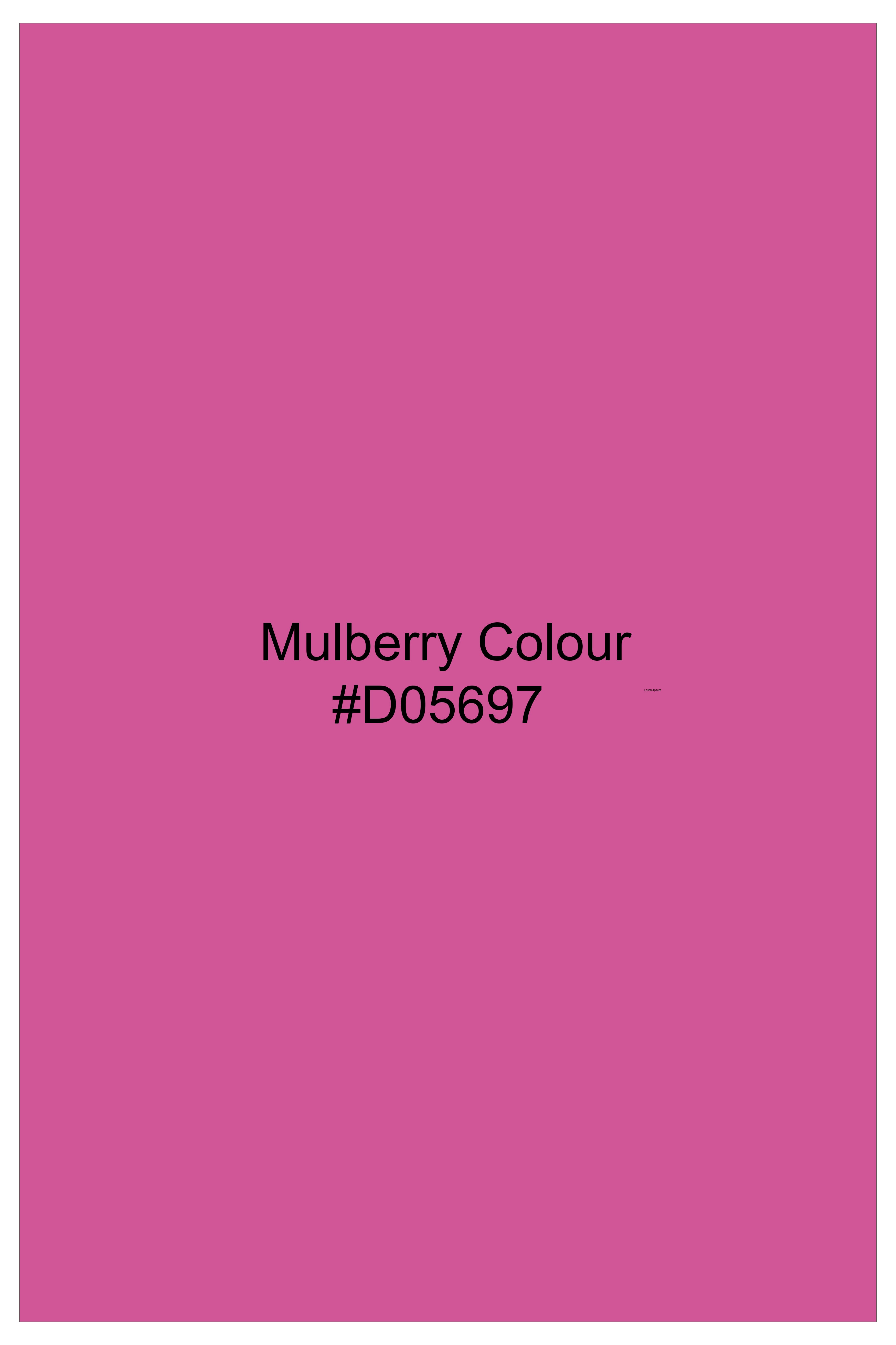 Fuchsia-Mulberry Pink Printed Super Soft Premium Tencel Shorts