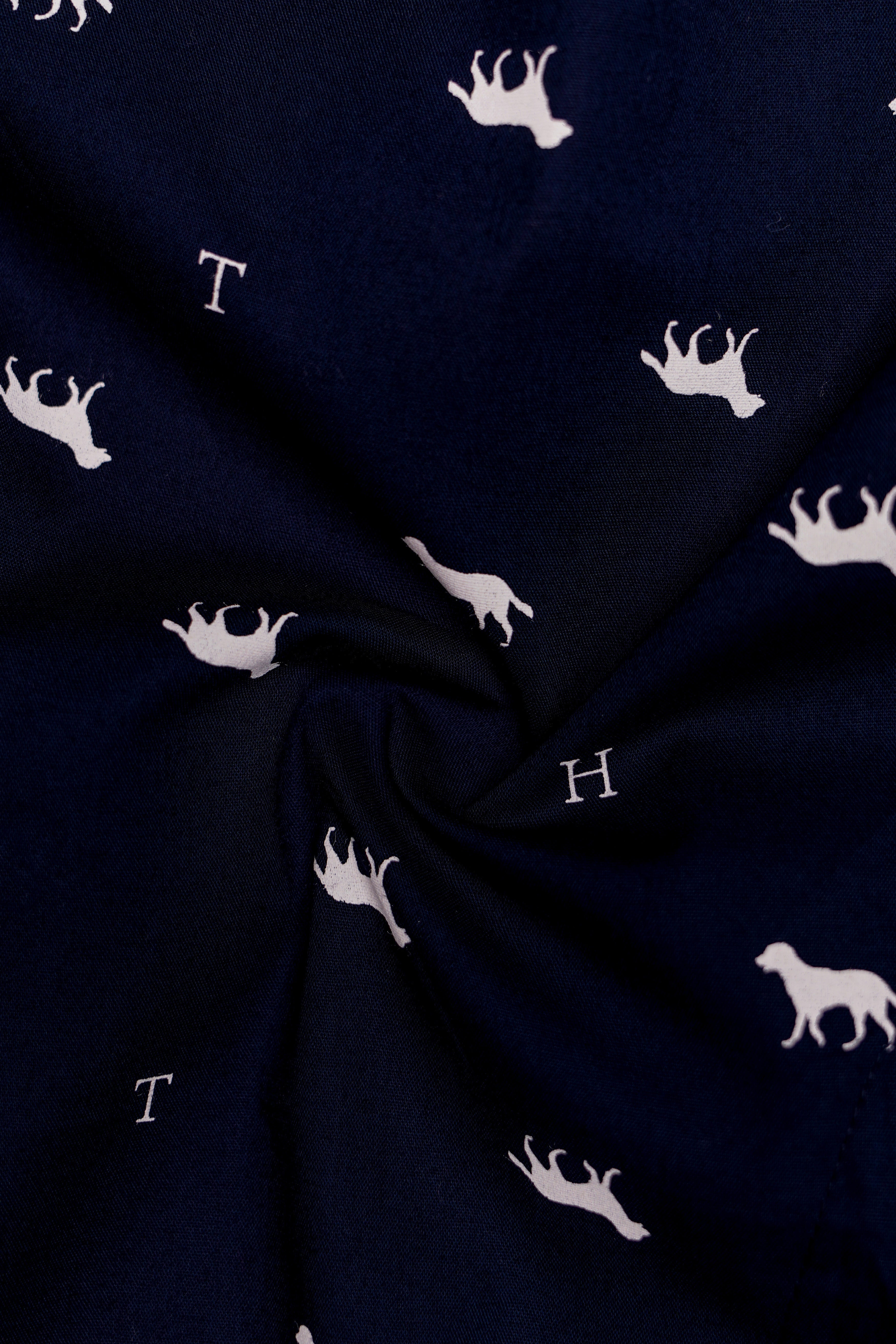 Orion-Russian Blue Dongs Printed Premium Cotton Shorts