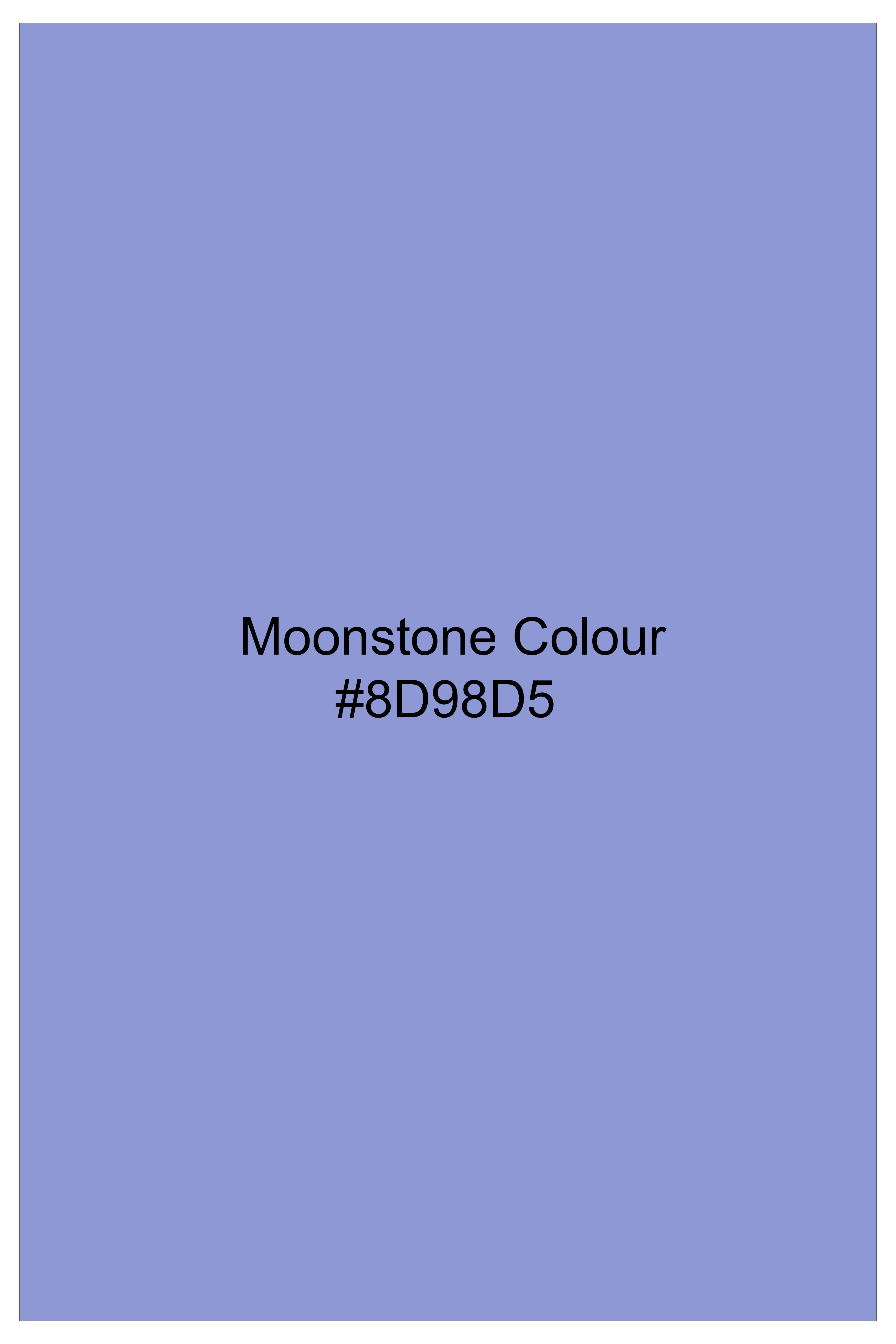 Noctis-Moonstone Blue Striped Dobby Textured Giza Cotton Shorts