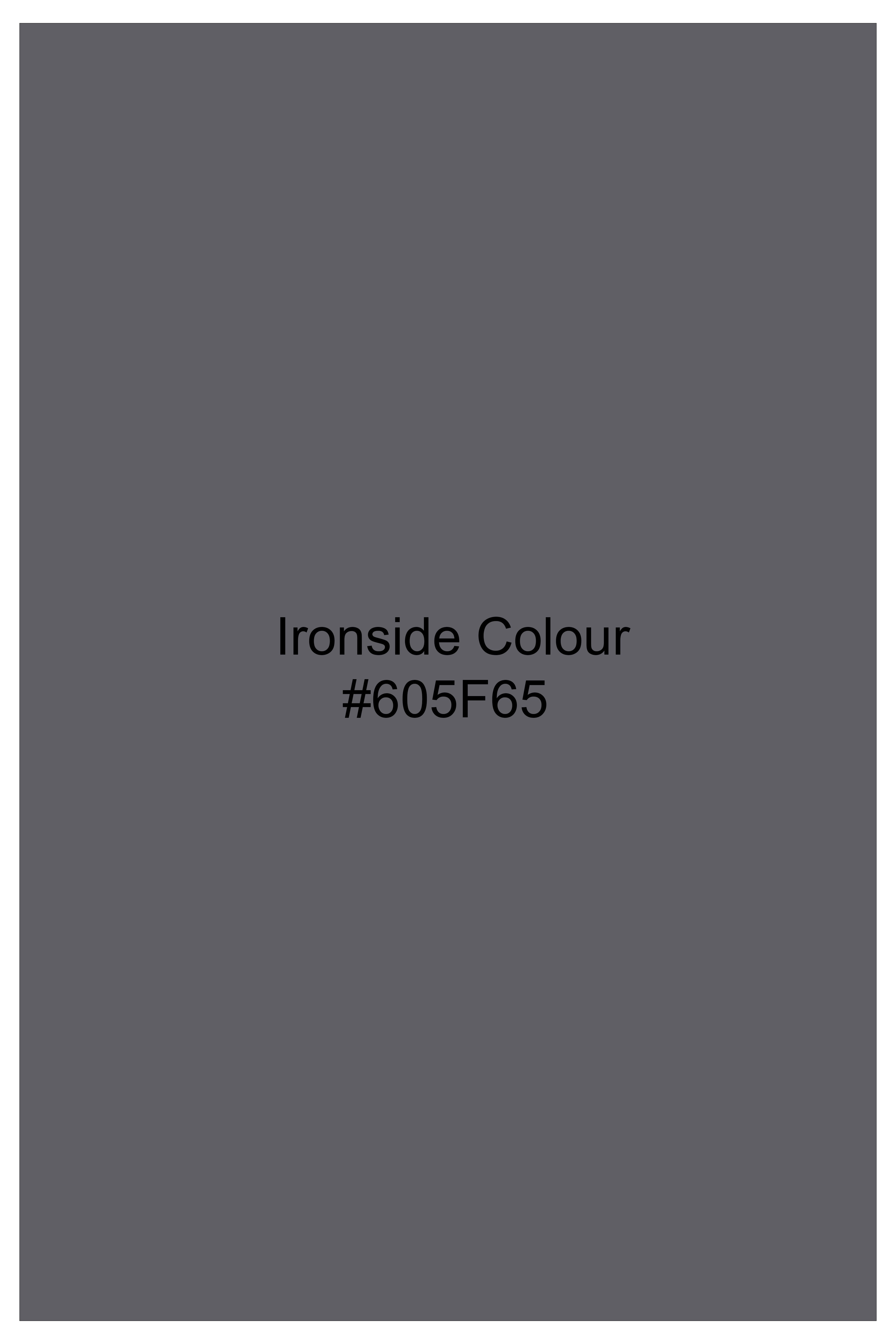 Zintra-Ironside Gray horizontal striped Subtle Sheen Super Soft Premium Cotton Shorts