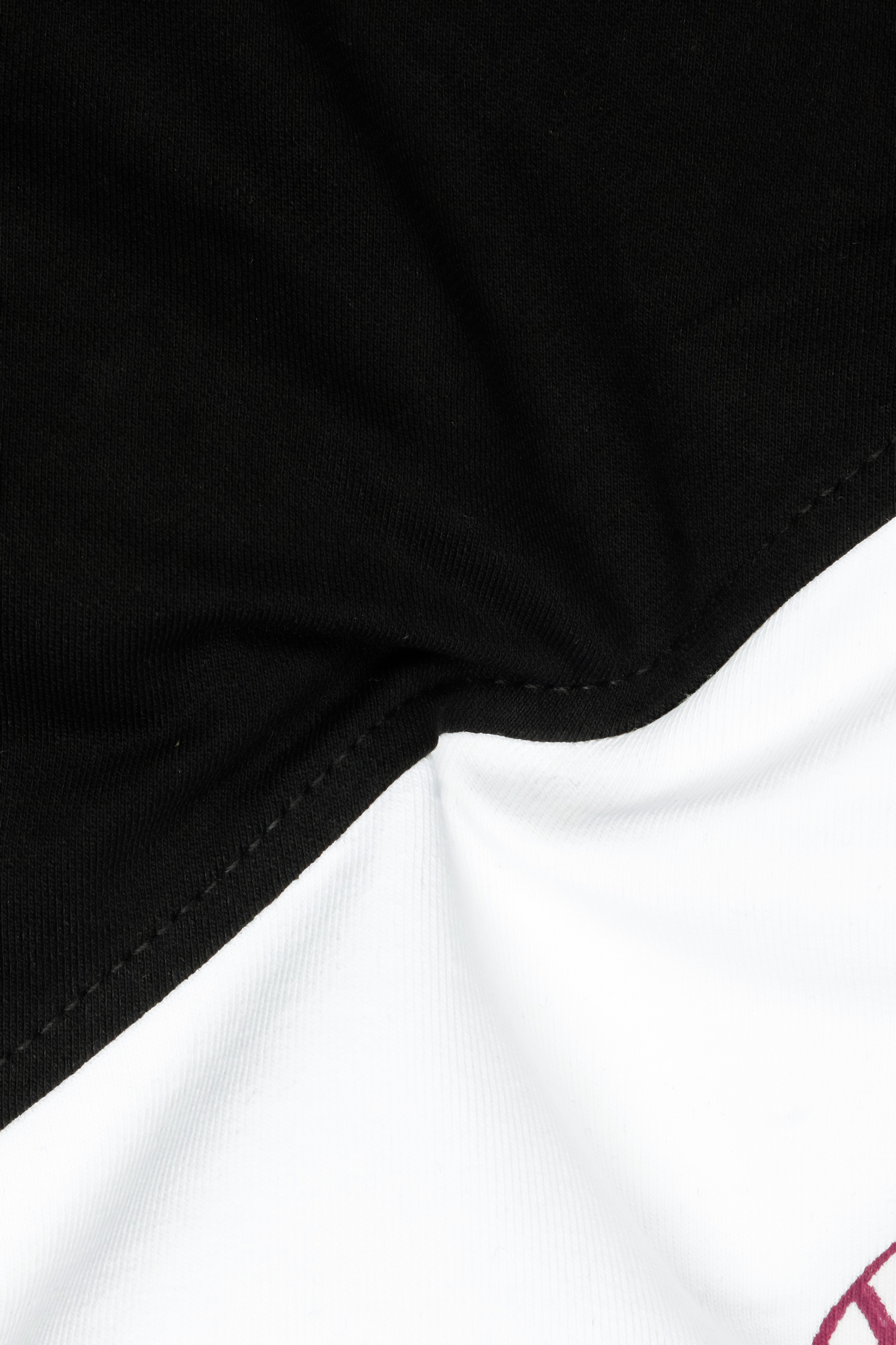 Jade Black And Tamarind Maroon Super Soft Premium Cotton Short
