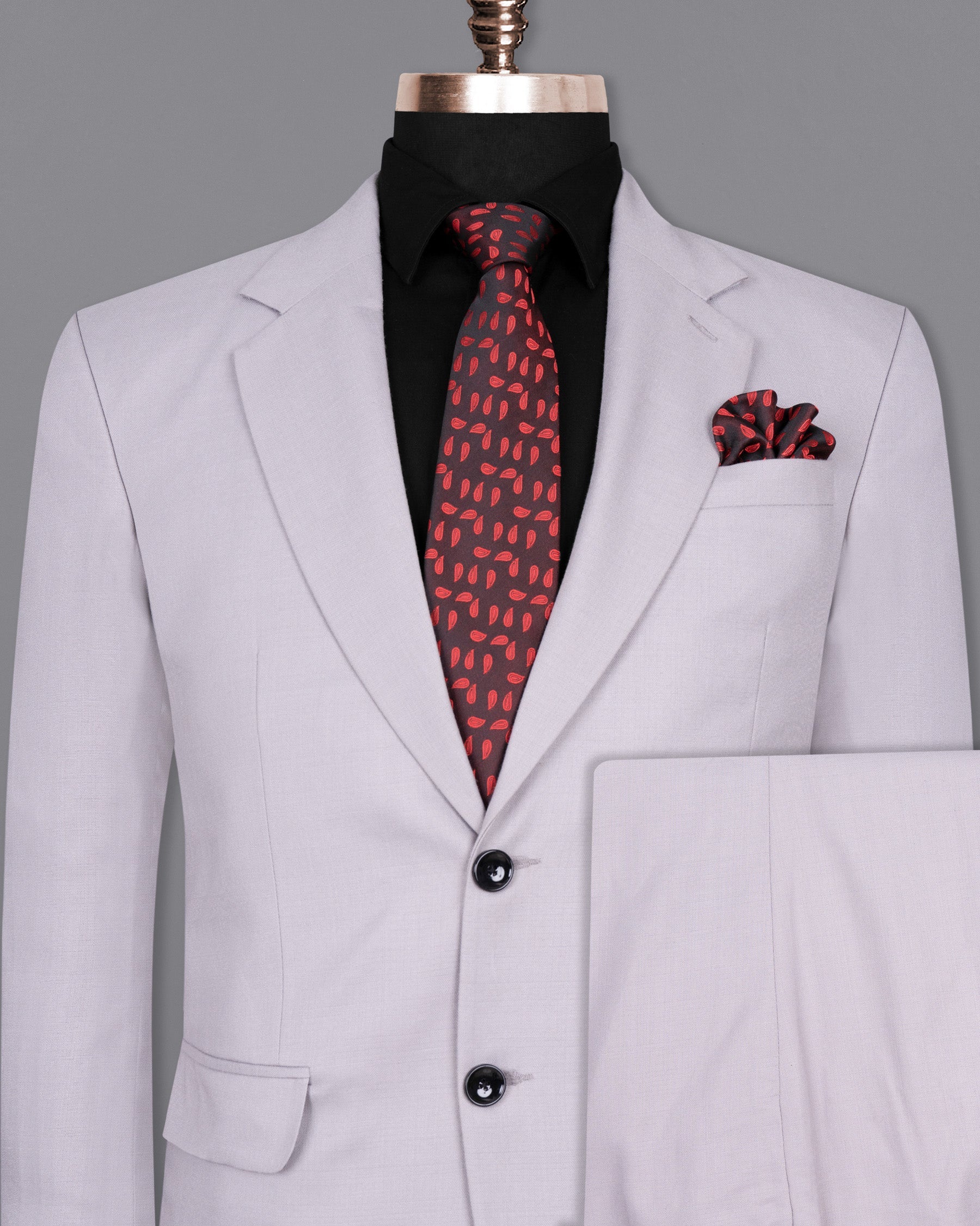 Spun Pearl Wool Rich Suit