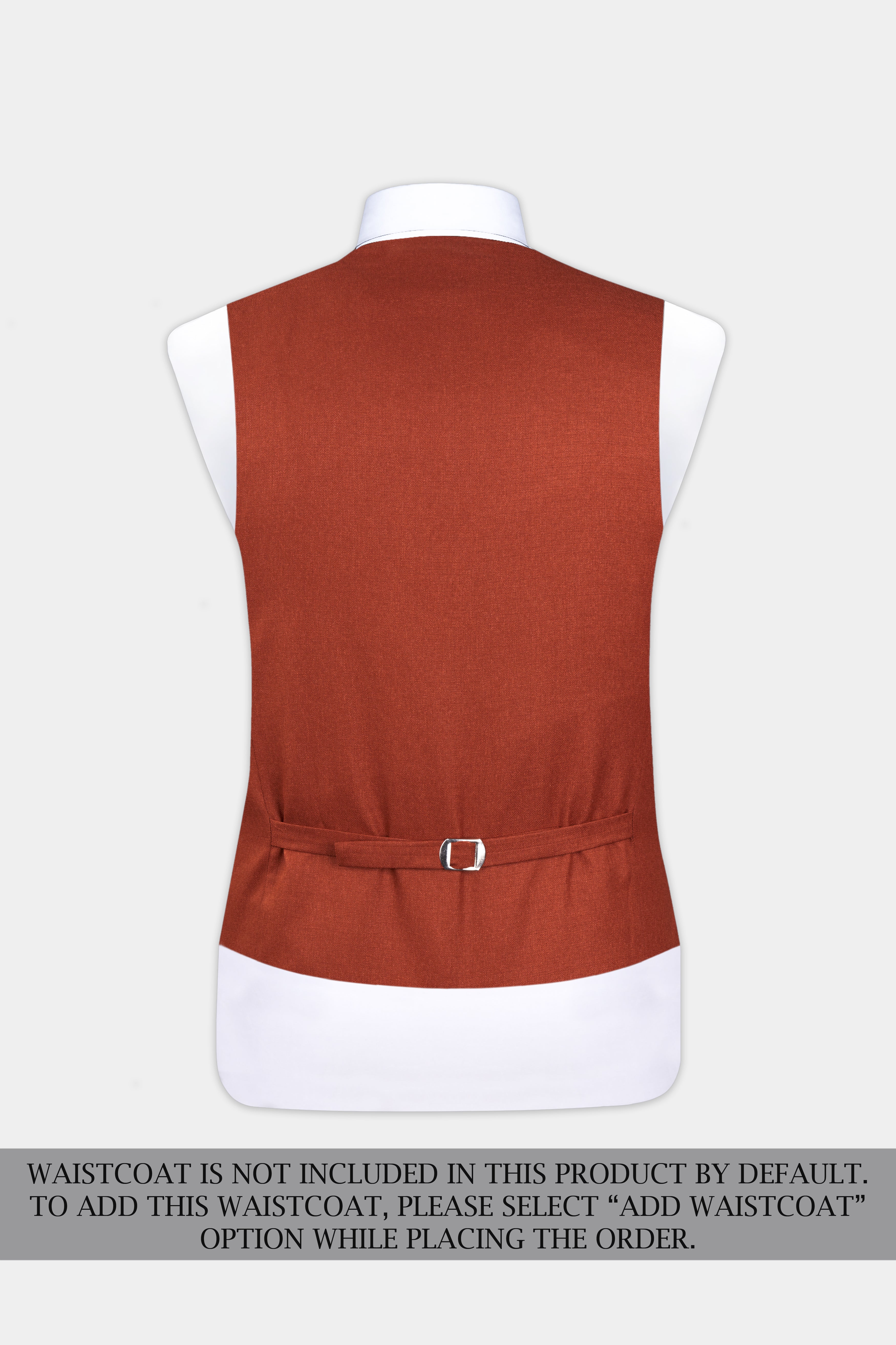 Nutmeg Red Tweed Single Breasted Suit