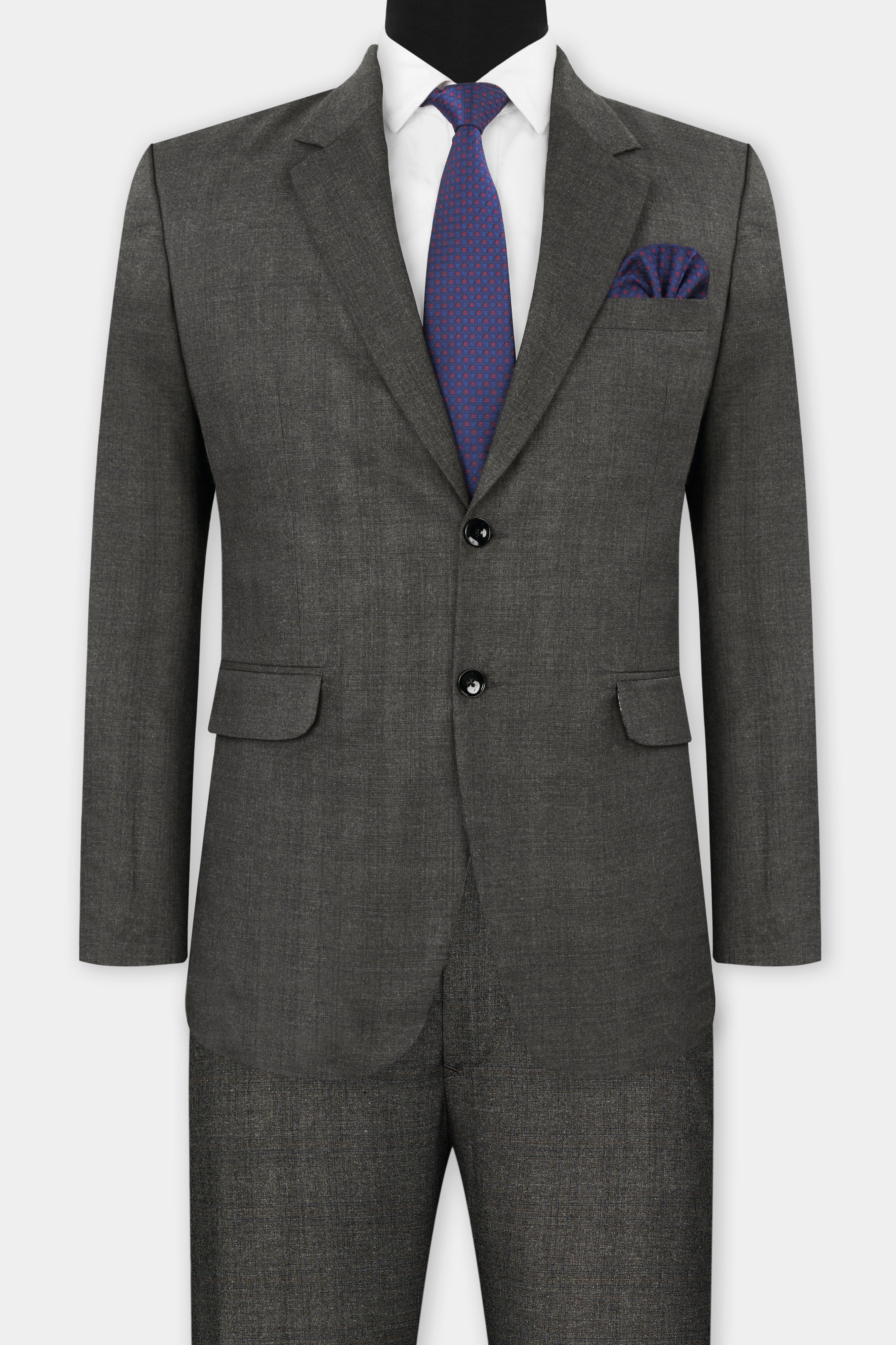 Iridium Dark Gray Single-Breasted Suit