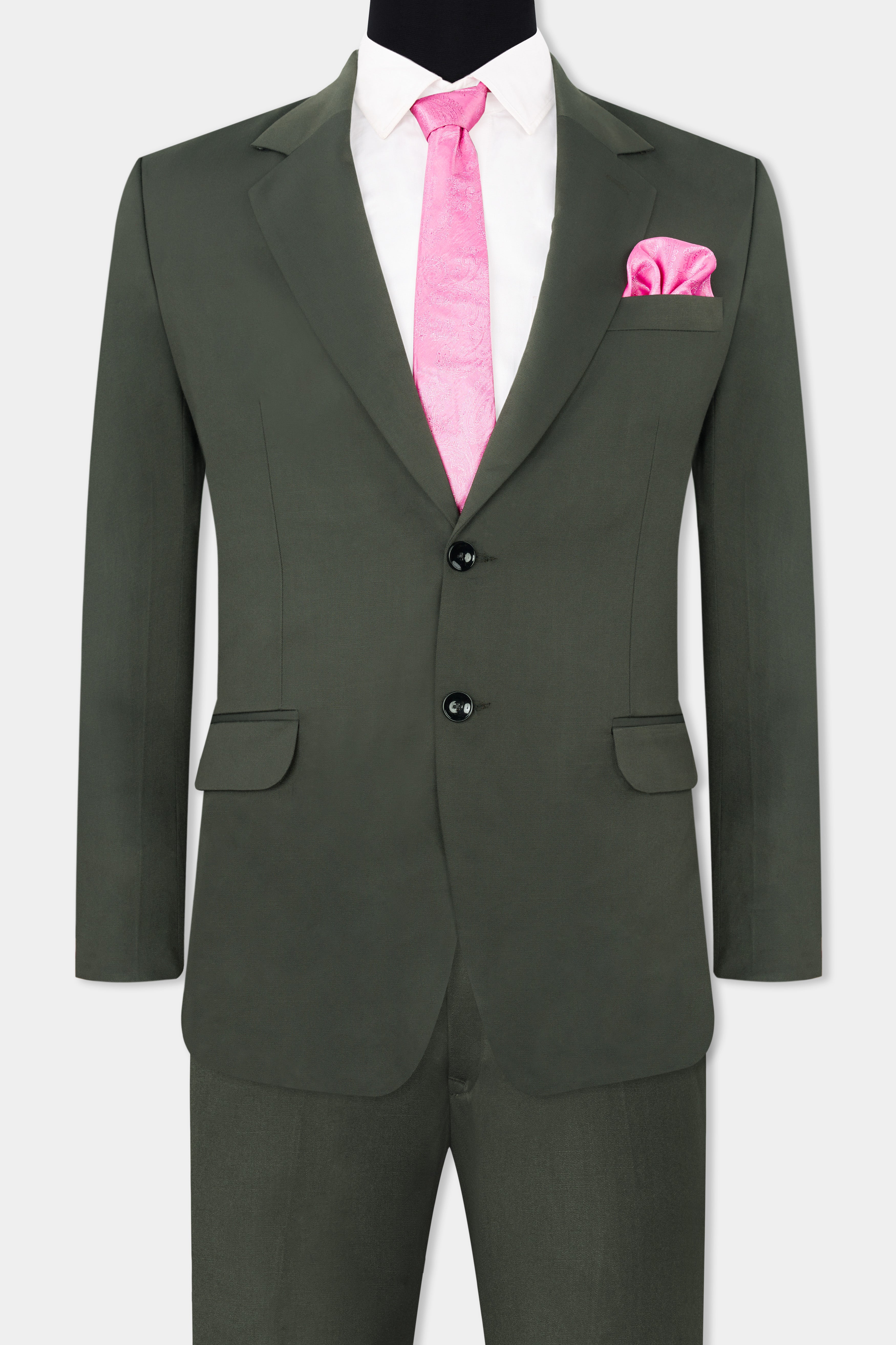 Iridium Green Single-Breasted Suit