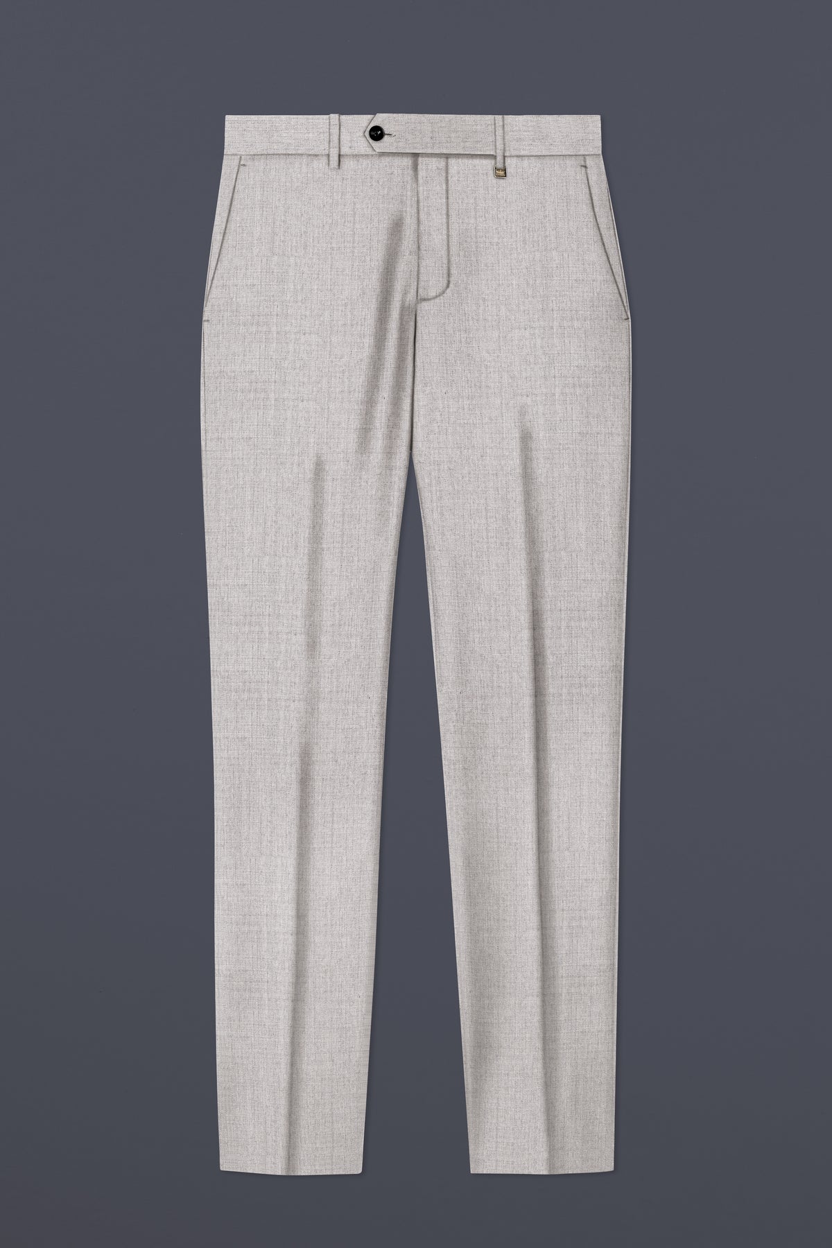 Martini Cream Textured Wool Rich Bandhgala Suit