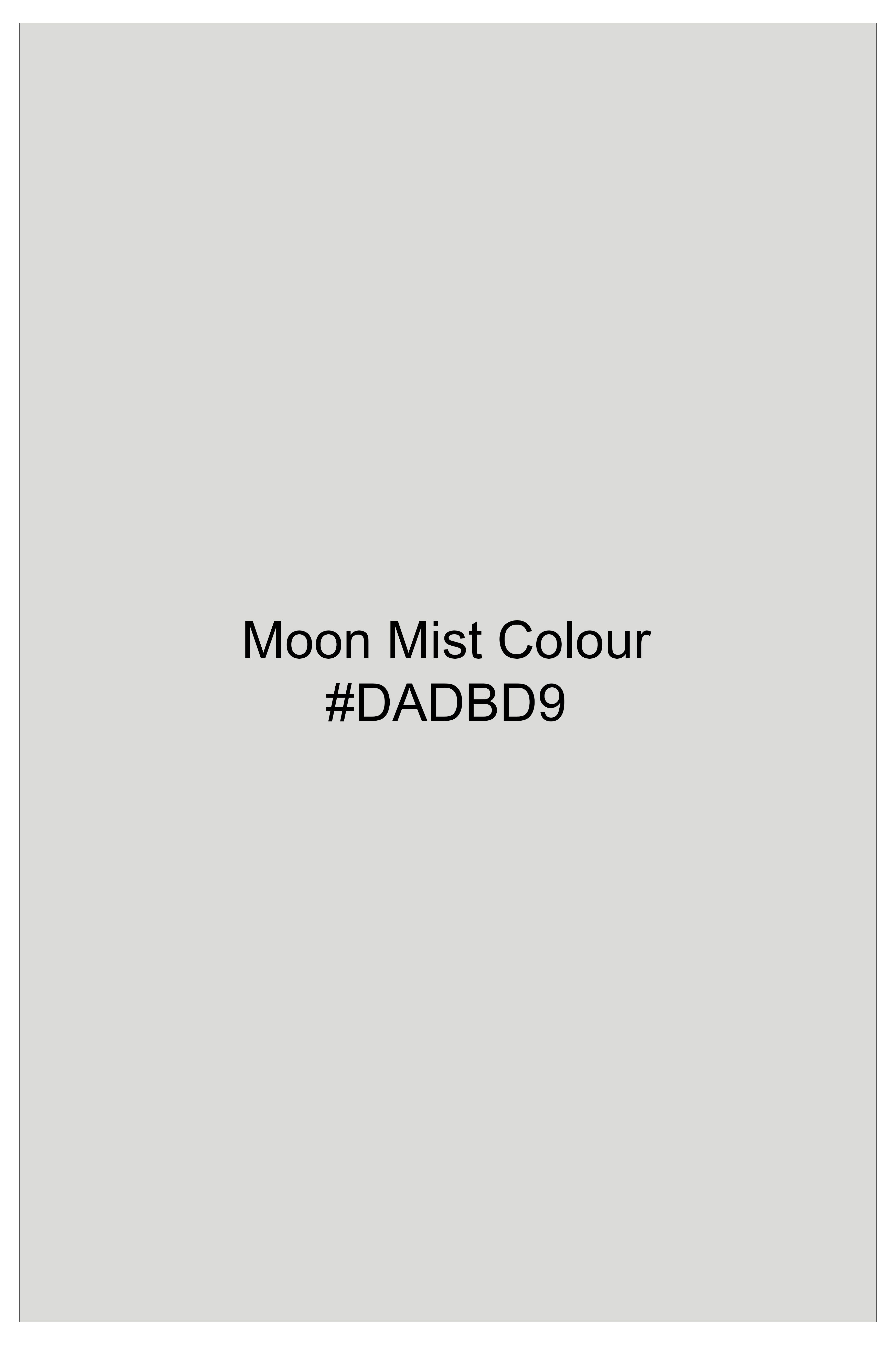 Moon Mist Gray Solid Wool Blend Tuxedo Suit