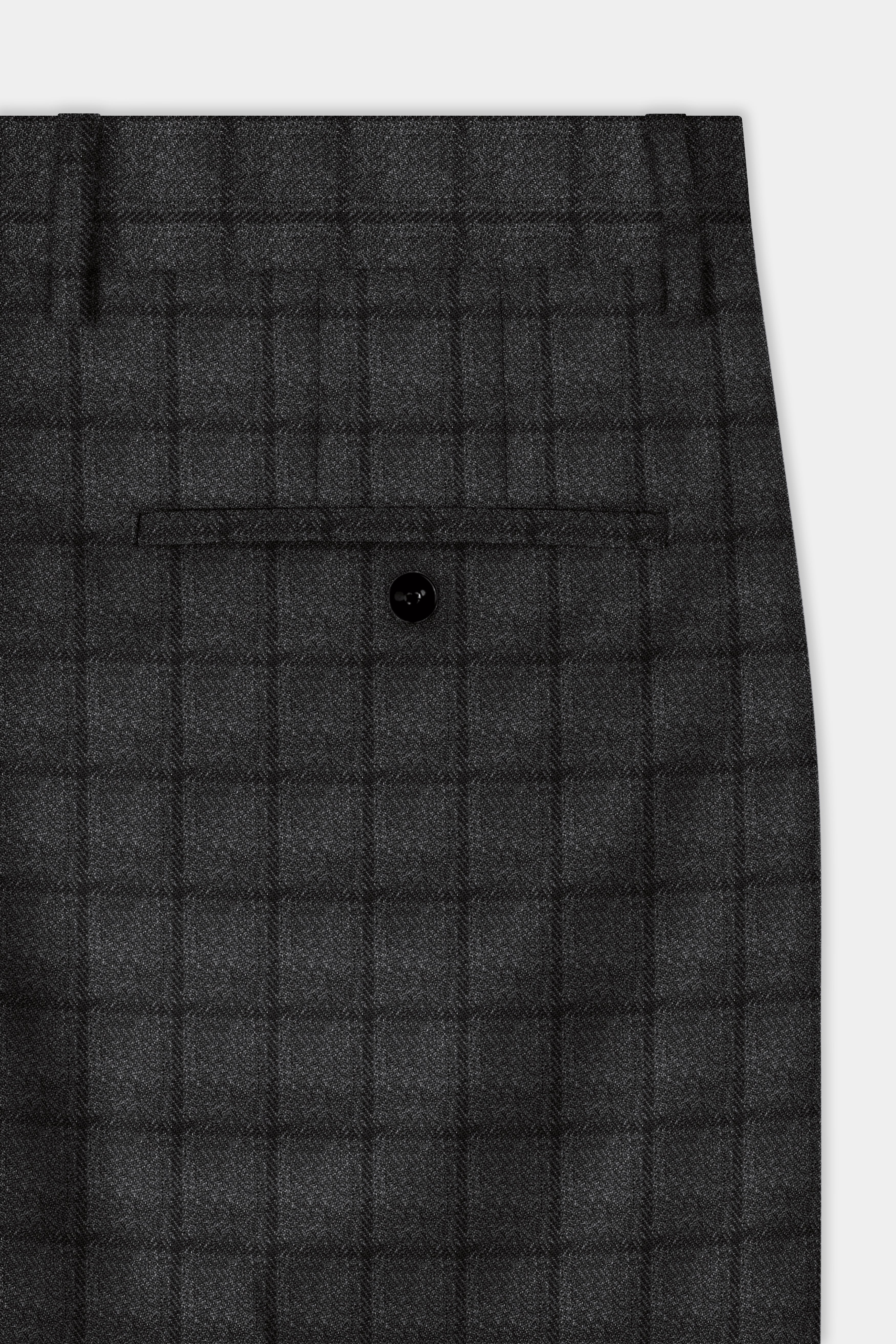 Zeus Dark Brown Plaid Tweed Suit