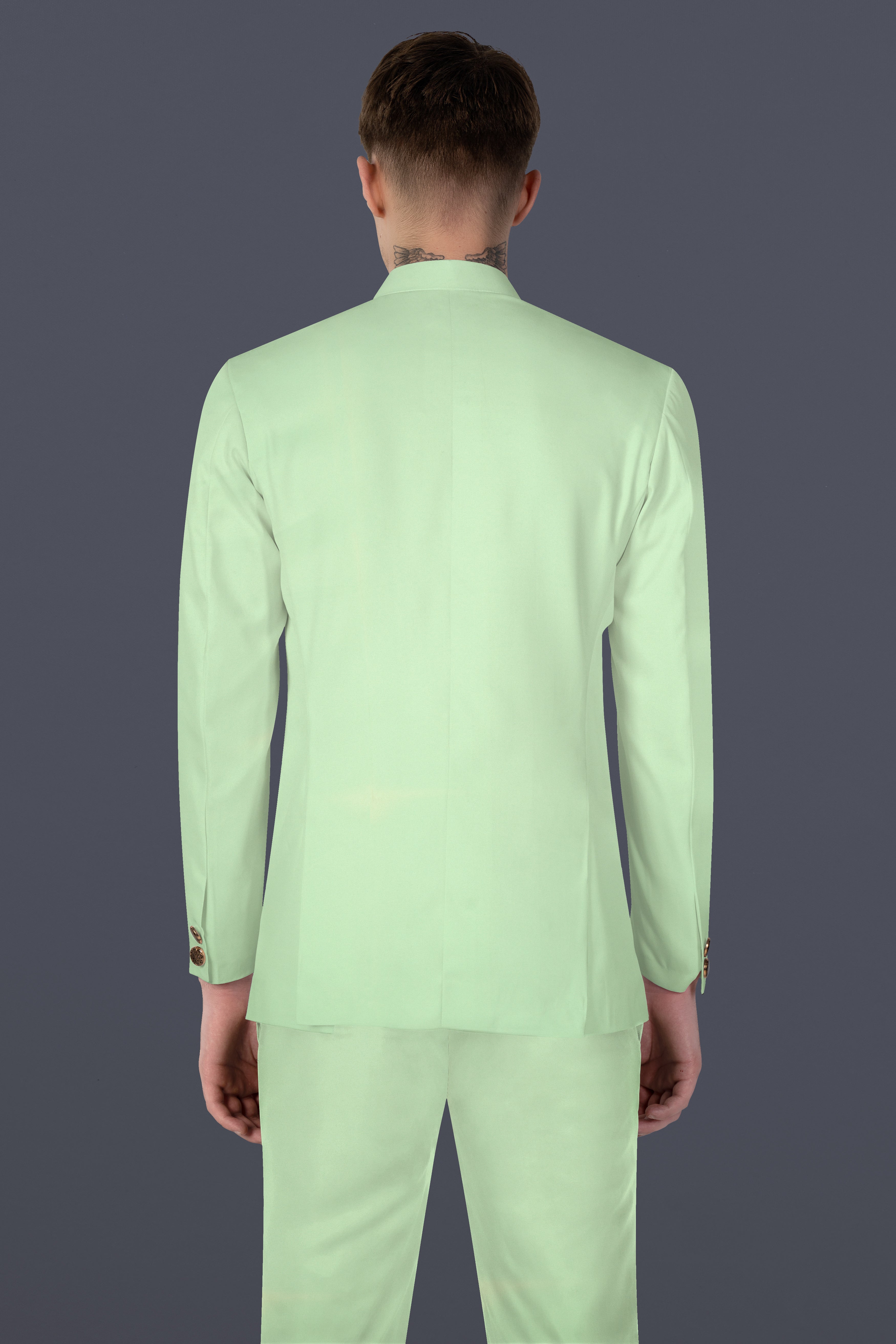 Pixie Green Bandhgala Suit