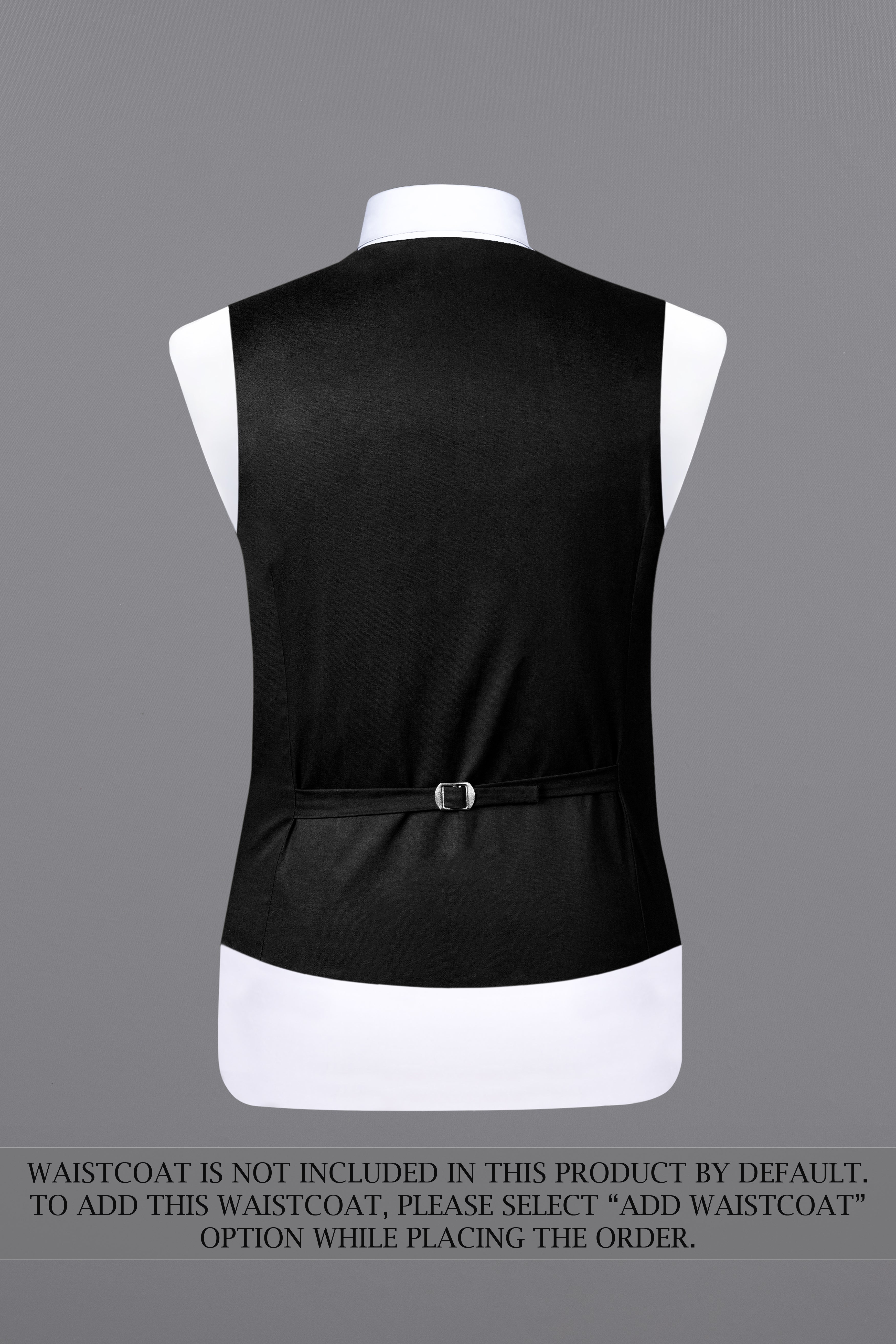 Rich Black Solid Stretchable Premium Cotton Traveler Suit
