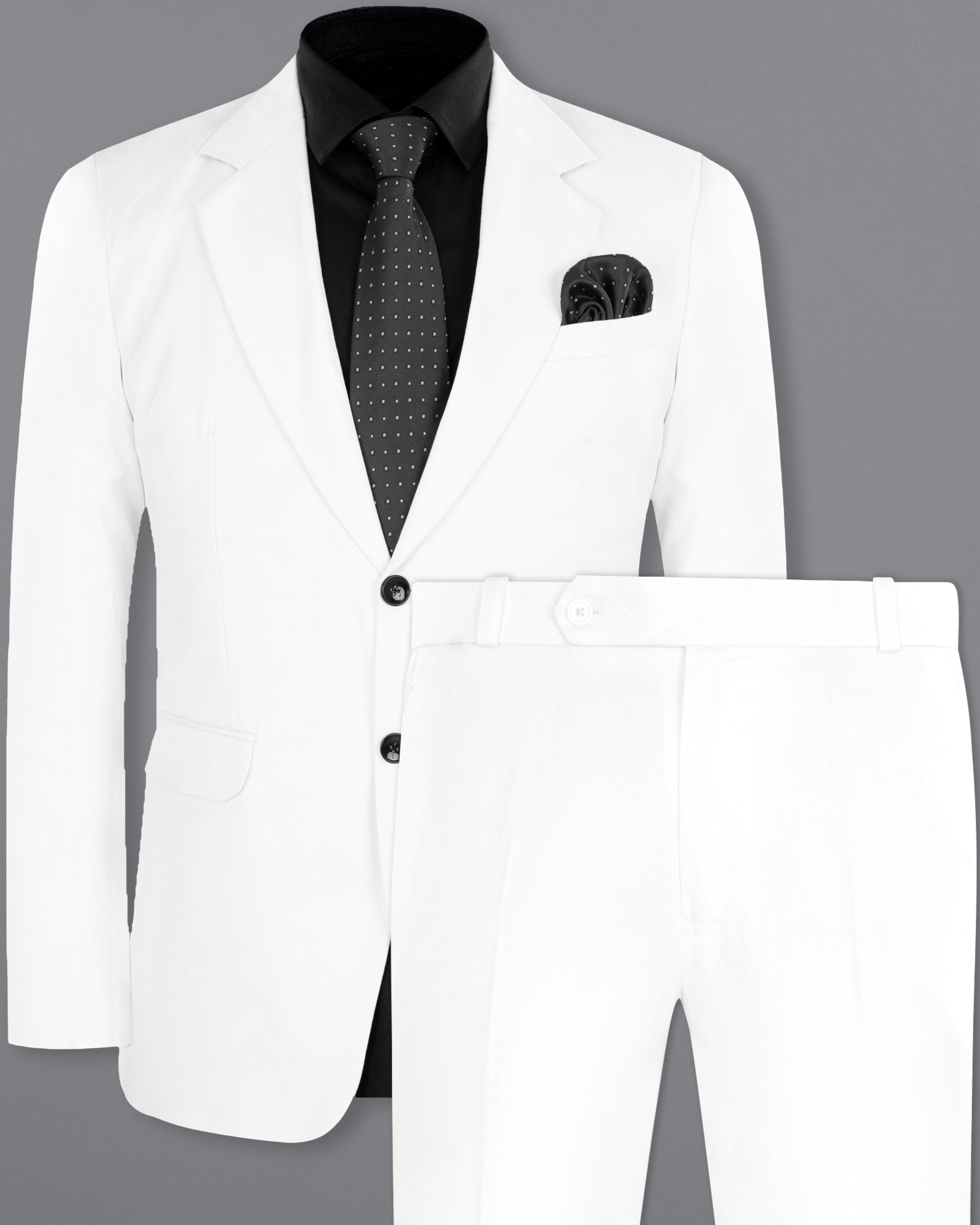 Bright White Subtle Sheen Suit ST118SB-36,ST118SB-38,ST118SB-40,ST118SB-42,ST118SB-44,ST118SB-46,ST118SB-48,ST118SB-50,ST118SB-52,ST118SB-54,ST118SB-56,ST118SB-58,ST118SB-60