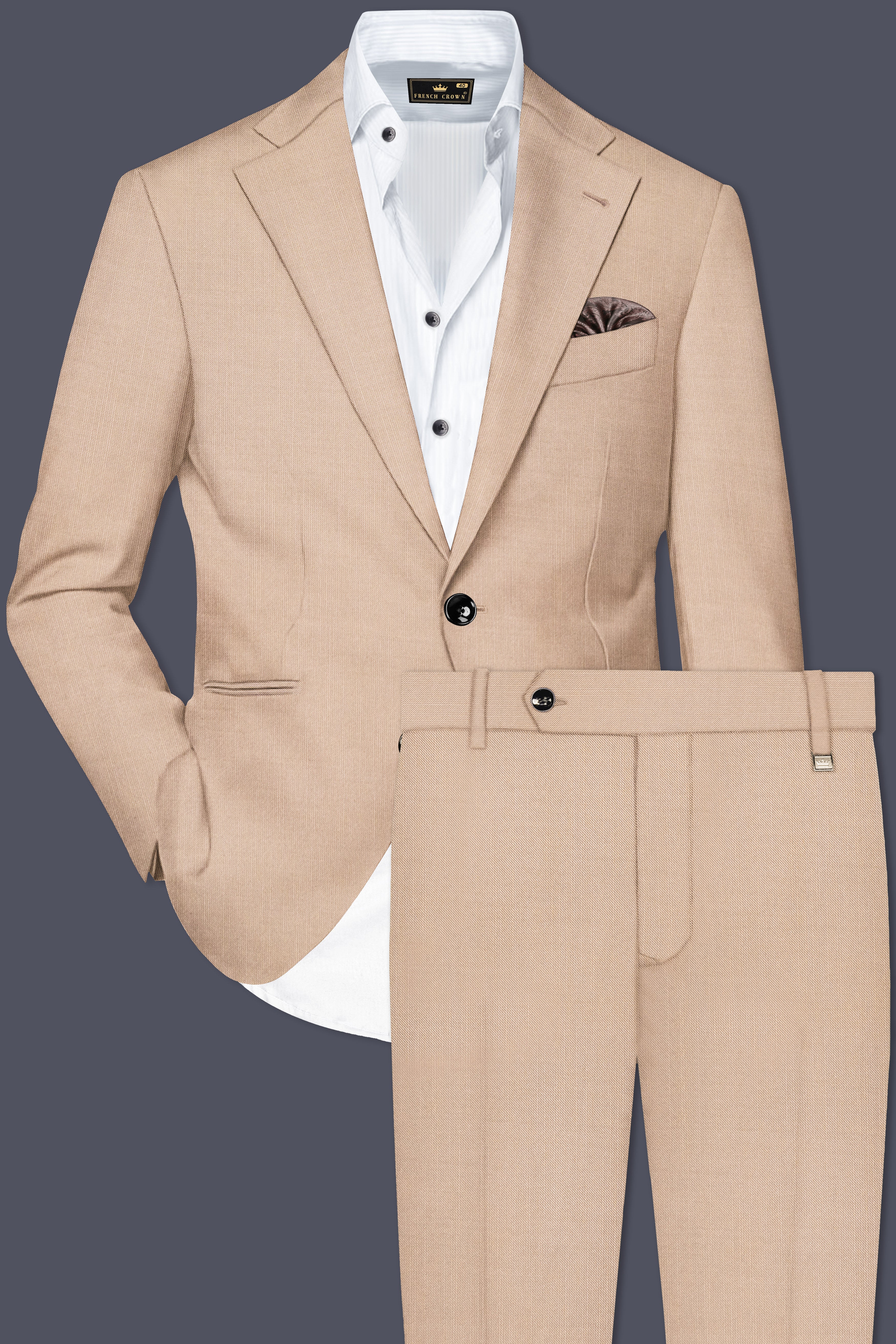 Hazelnut Subtle Sheen Woolrich Suit