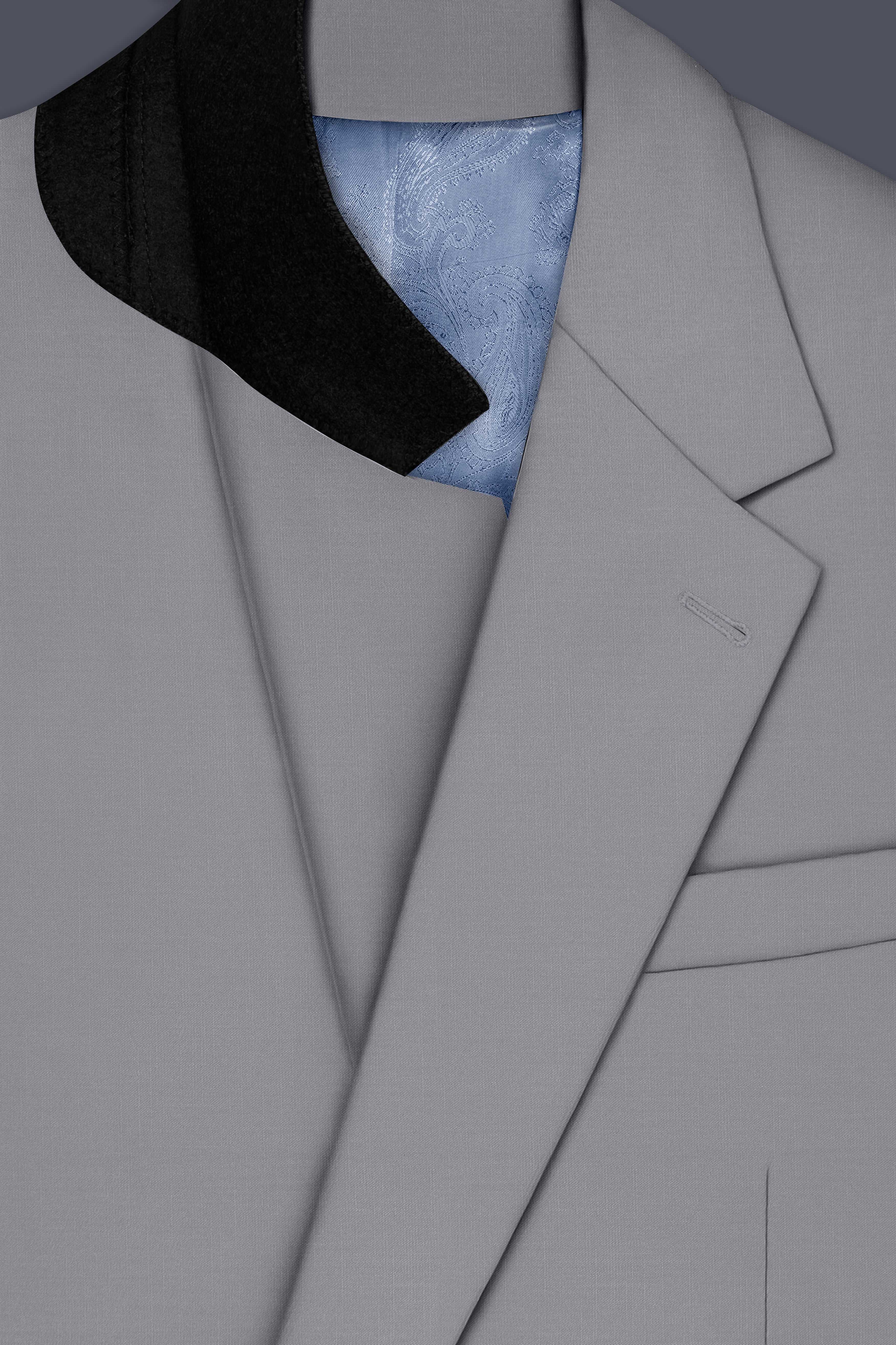 French Gray Premium Cotton Suit