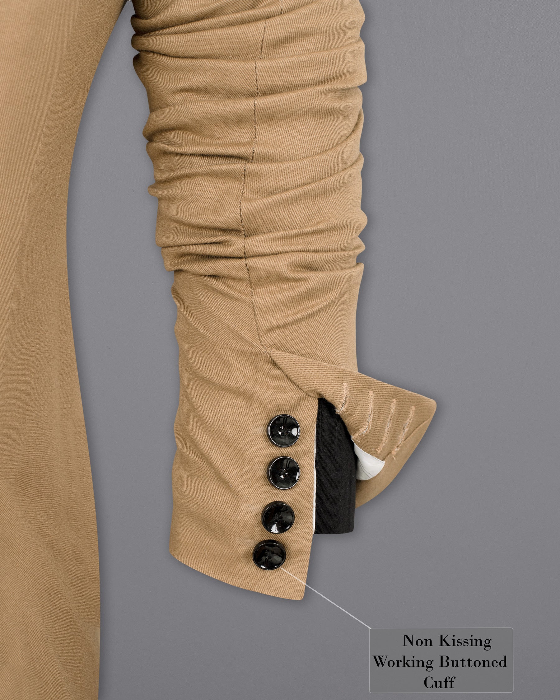 Mongoose Cream Premium Cotton Suit