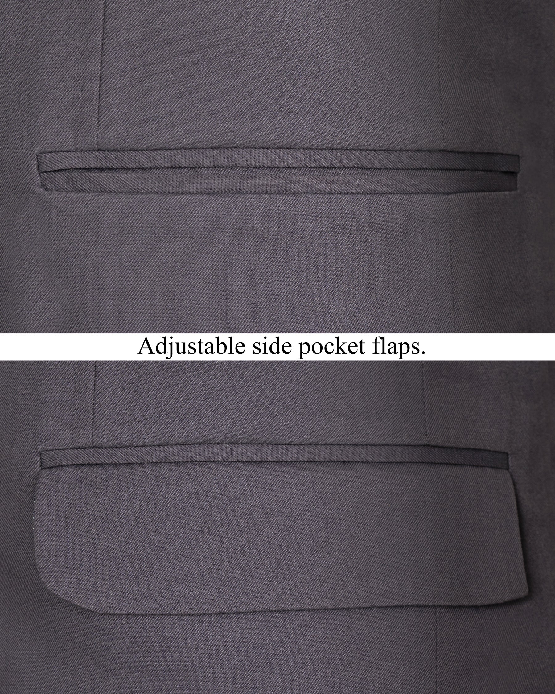 Dolphin Grey Wool Rich Suit