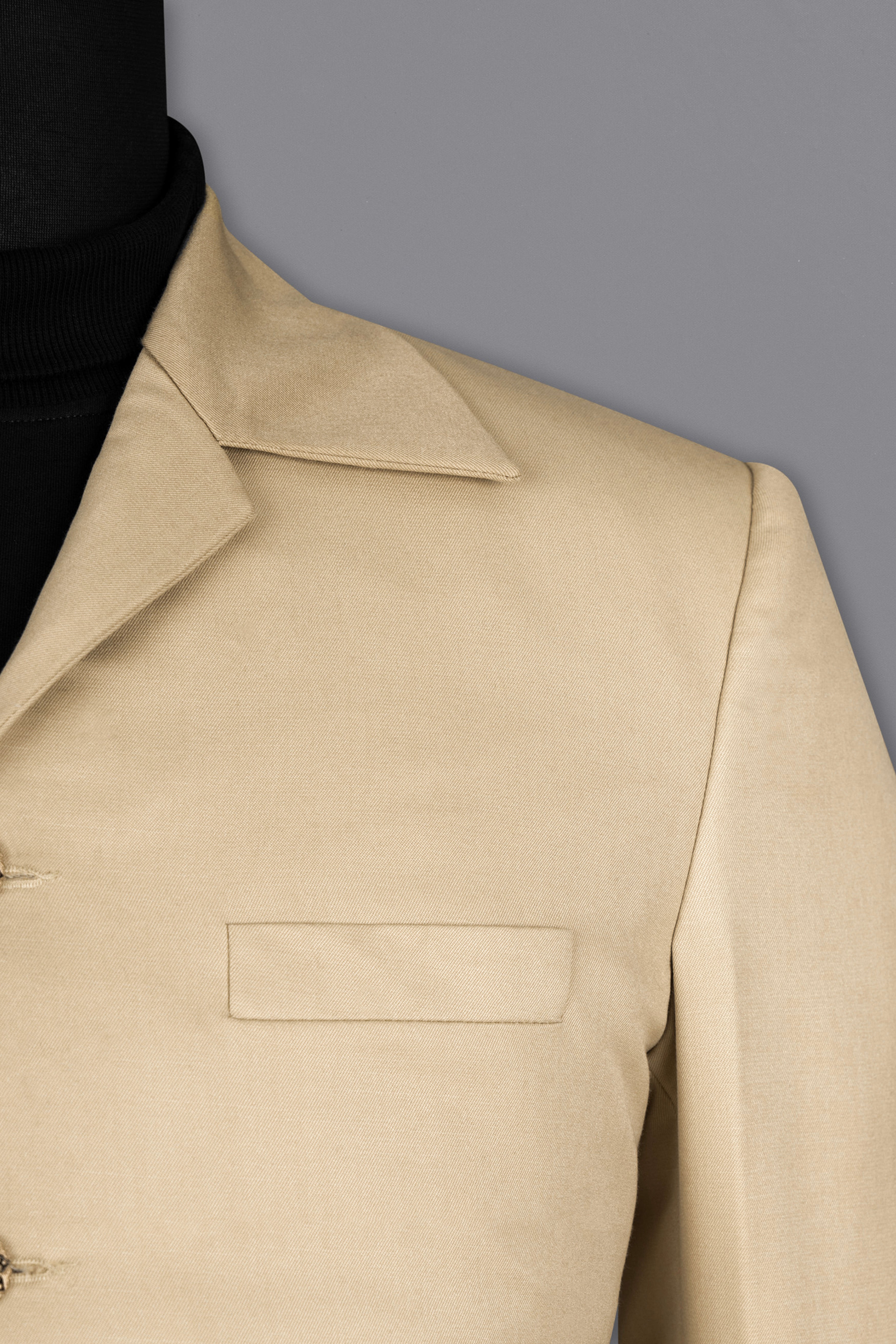 Calico Cream Subtle Sheen Designer Suit