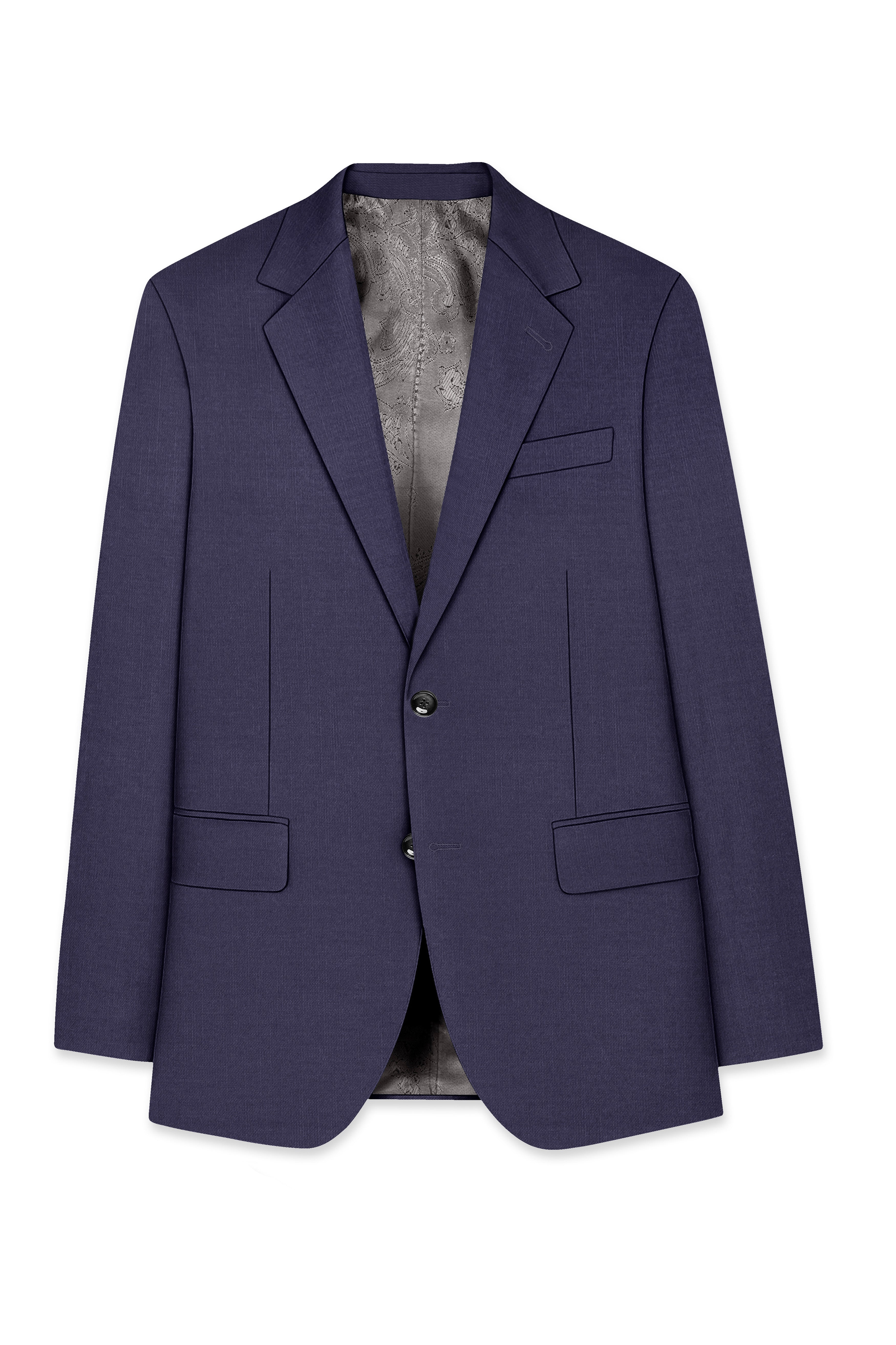 Mulled Grey Wool Rich Suit