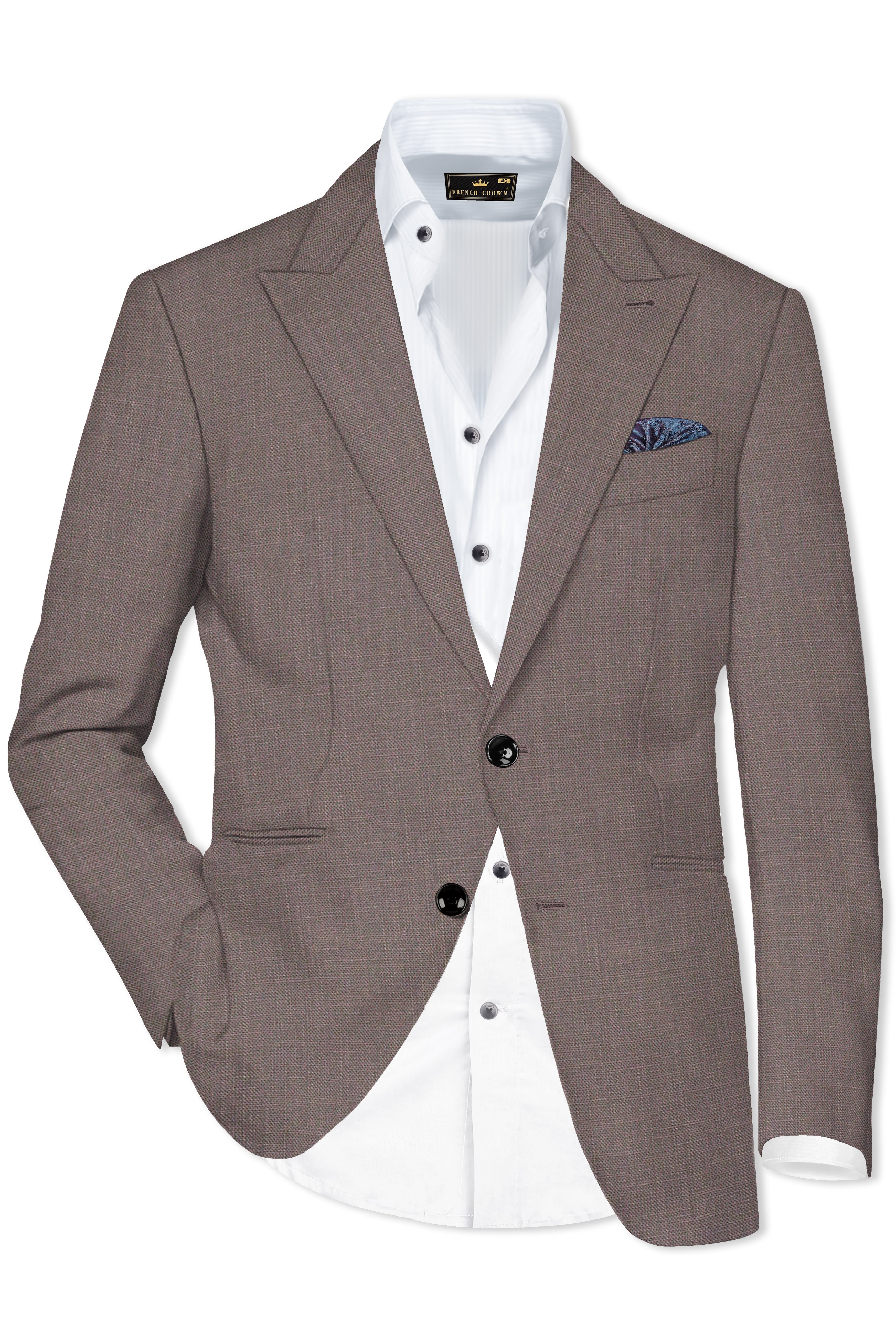 Emperor Brown Premium Cotton Suit